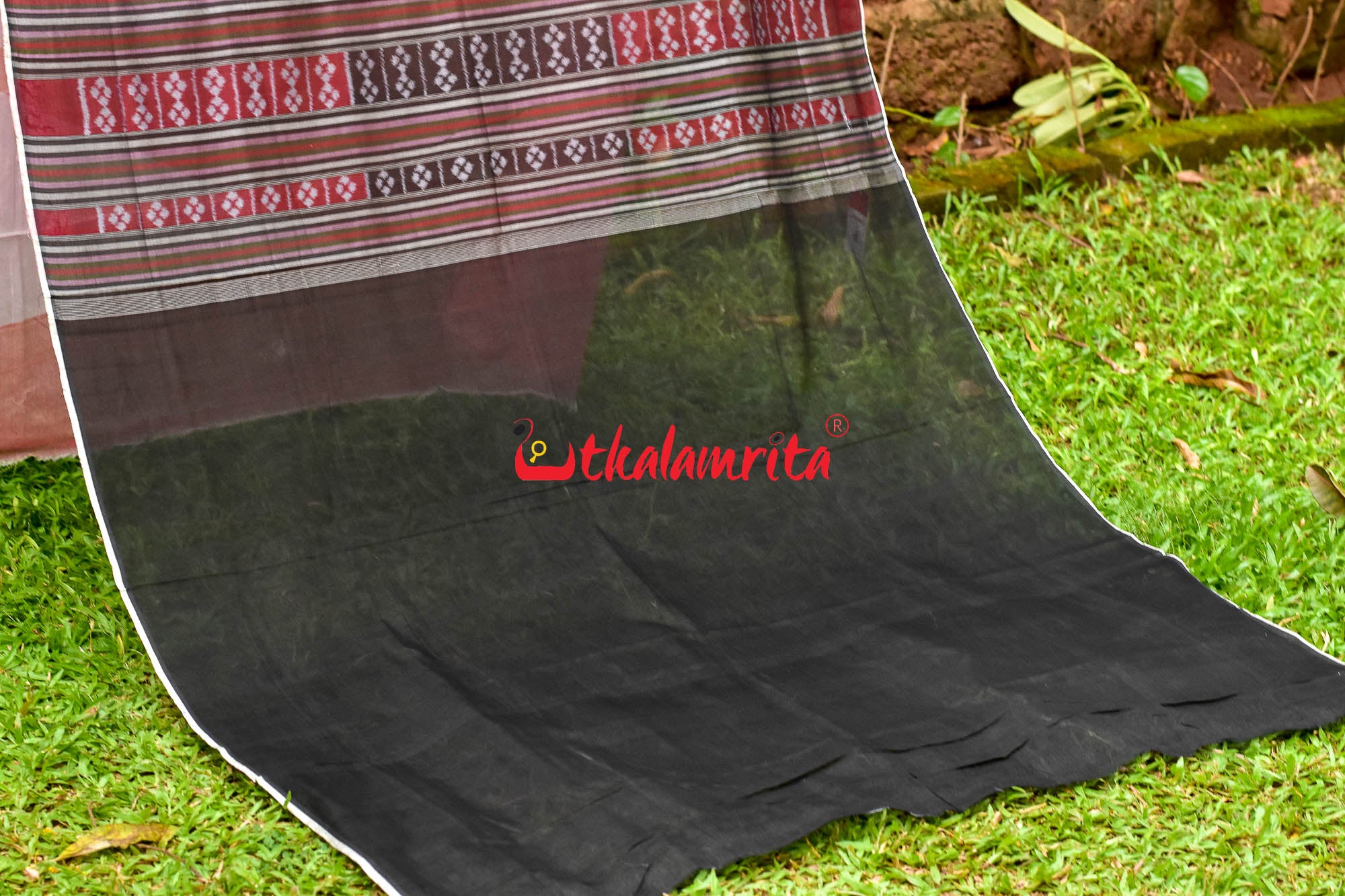 Pink Spatik Sambalpuri Cotton Saree