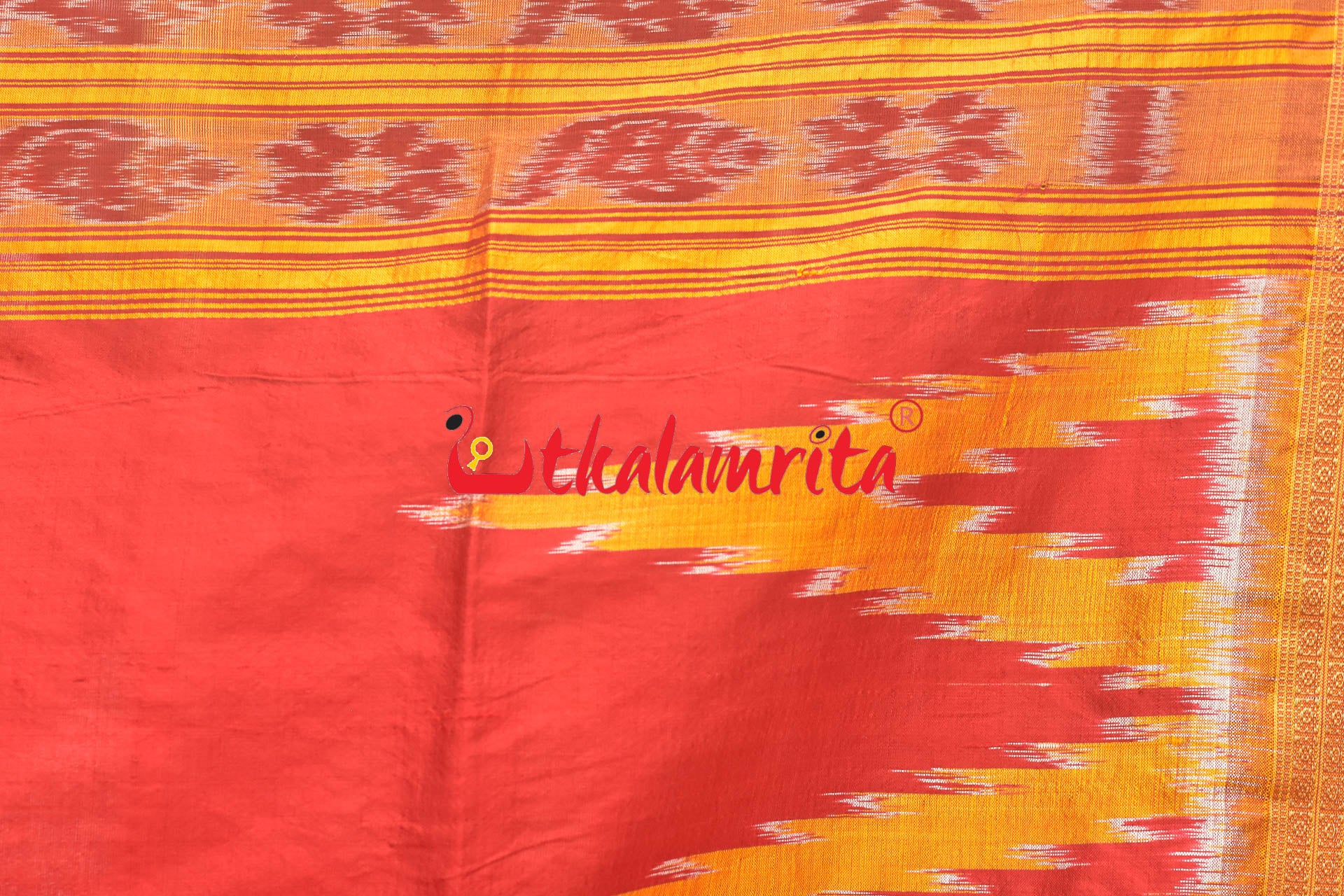 Red Yellow Kumbha 4H (Dupatta)