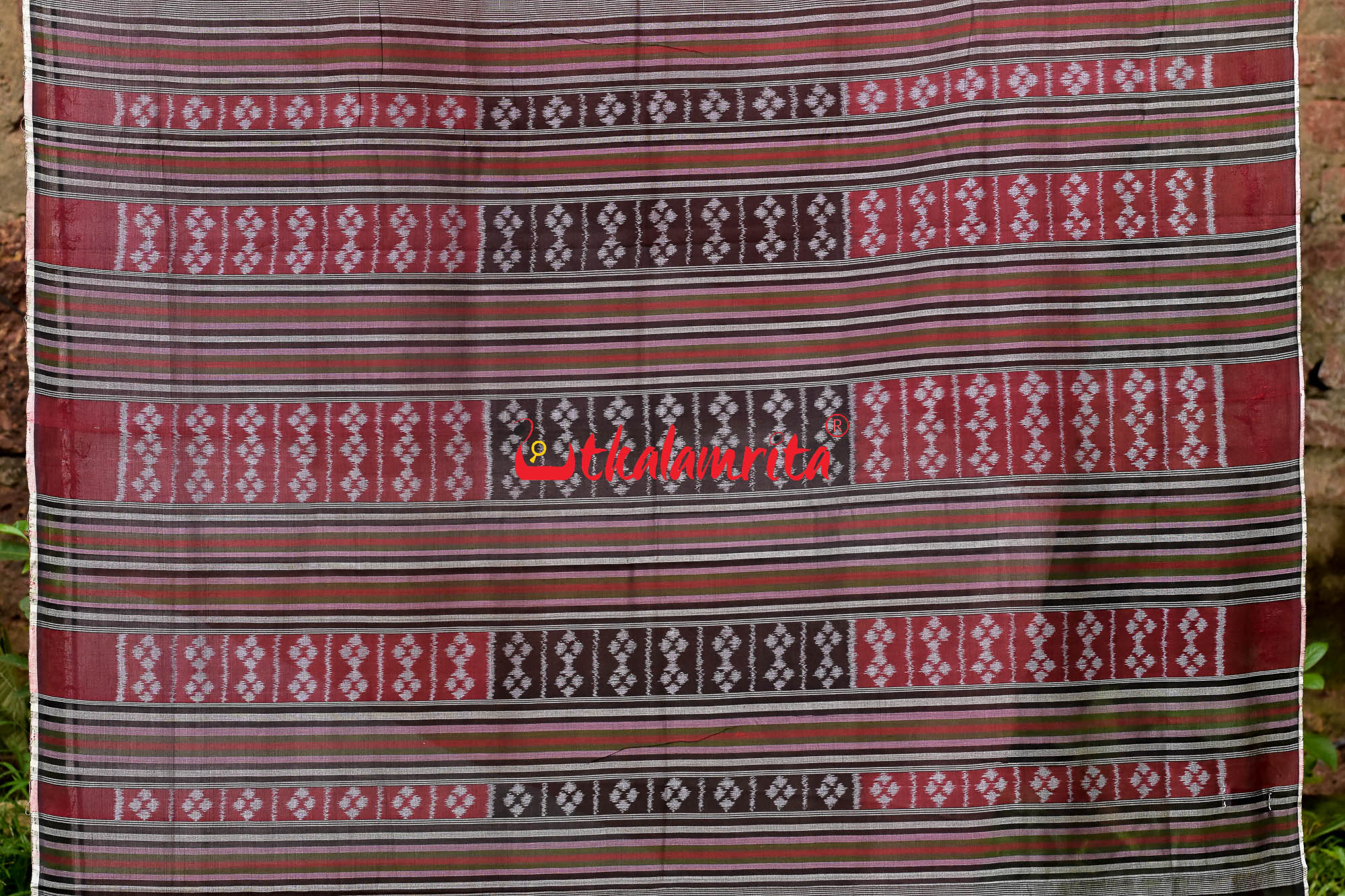 Pink Spatik Sambalpuri Cotton Saree