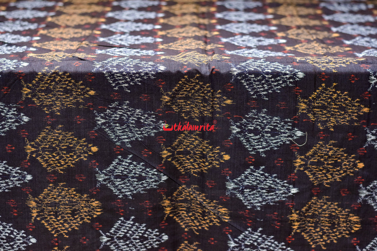 Black Gacha Sambalpuri Cotton (Fabric)