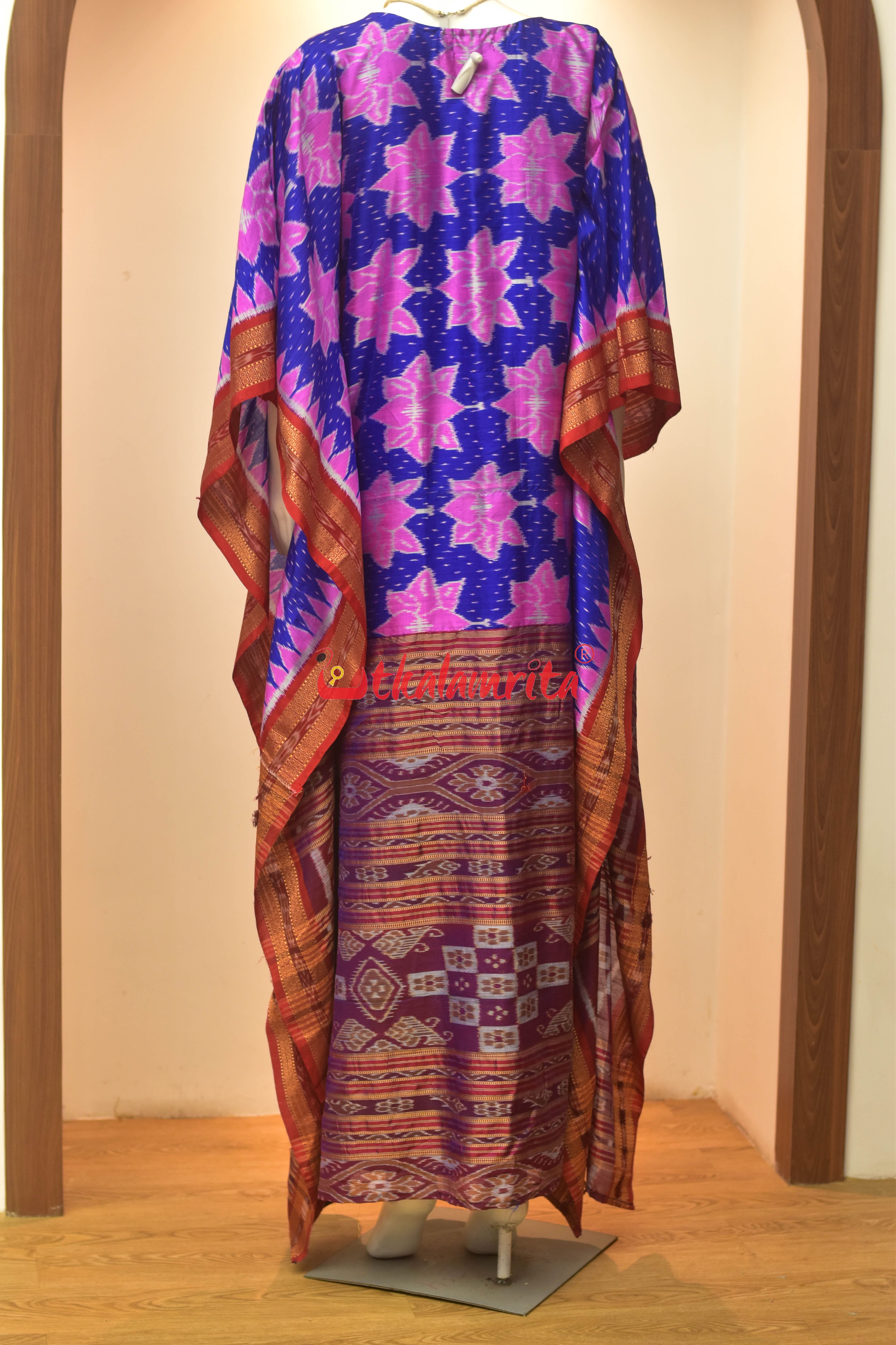 Blue Body Lotus (Ladies' Kaftan)