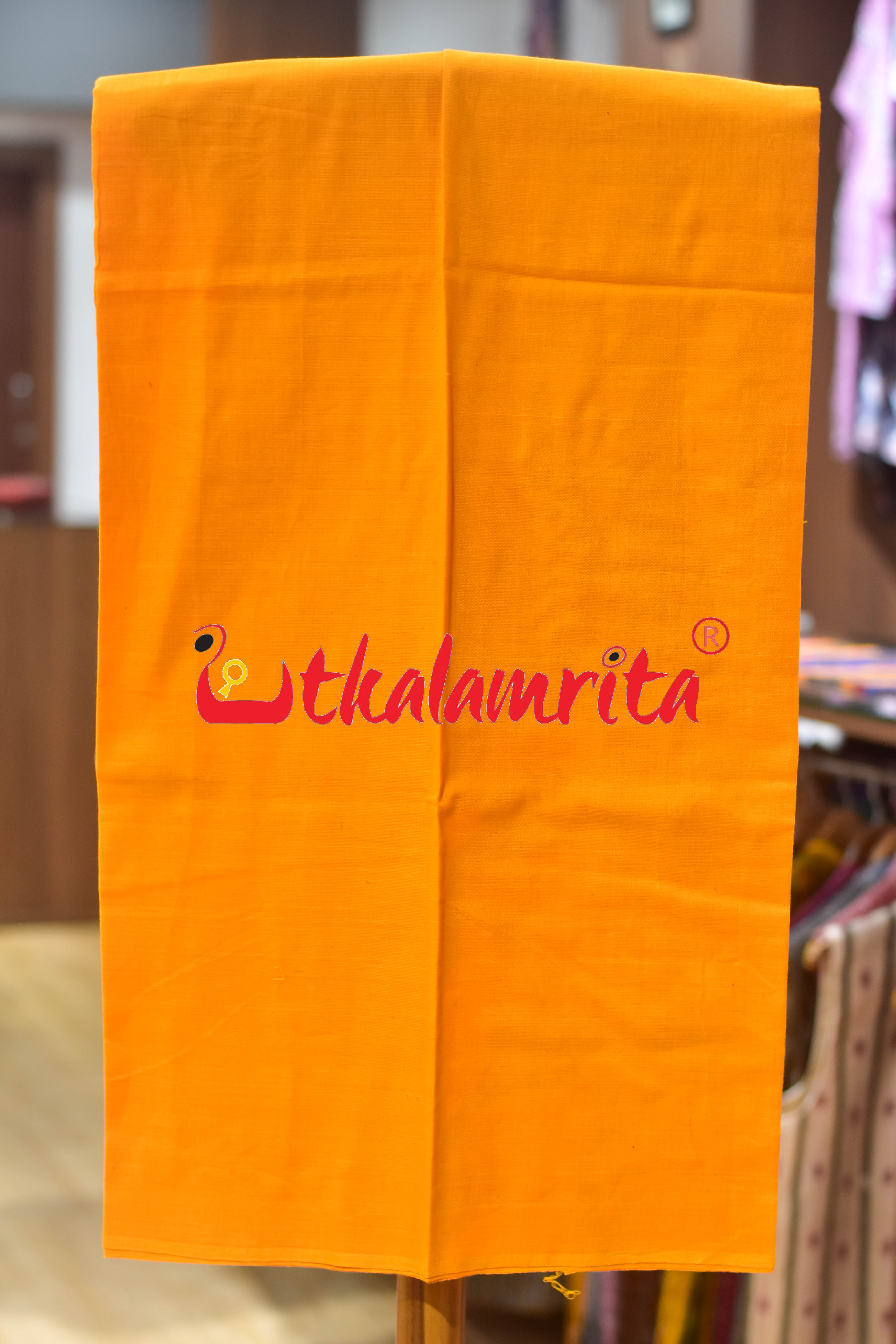 Utkala Lakhmi Blue Yellow Sambalpuri Dress Set