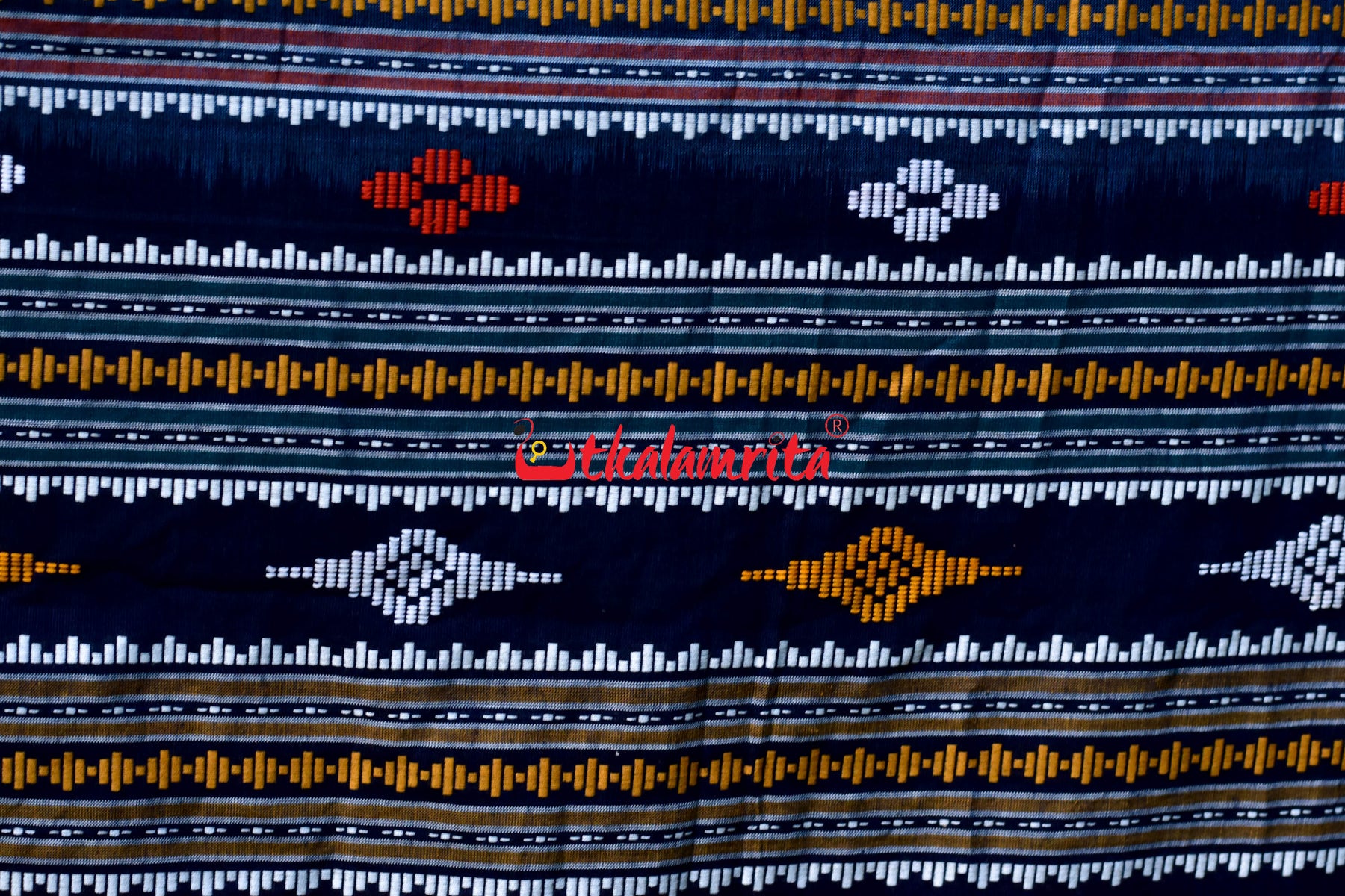 Blue Puri Mandira Dhalapathara Saree
