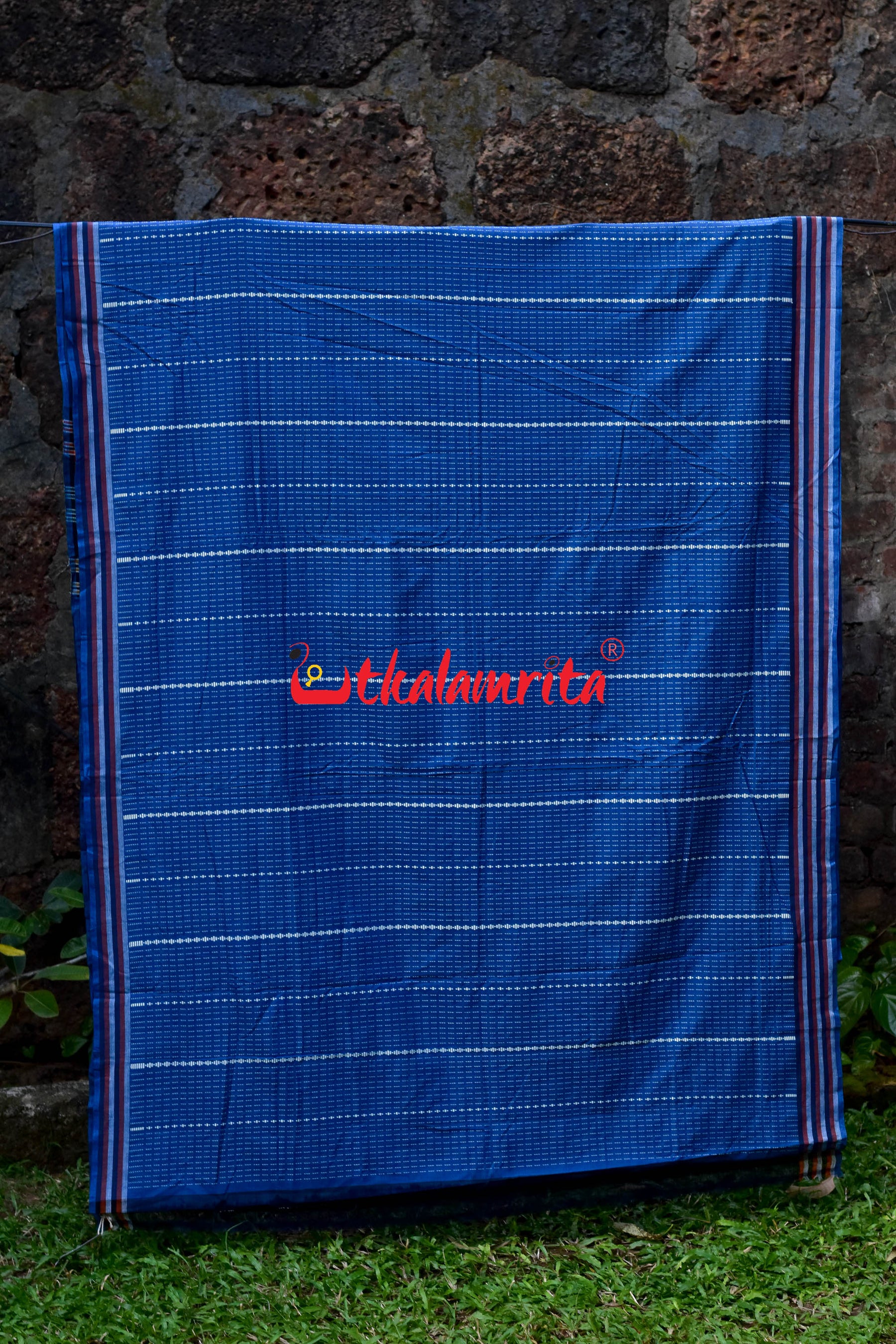 Blue Puri Mandira Dhalapathara Saree