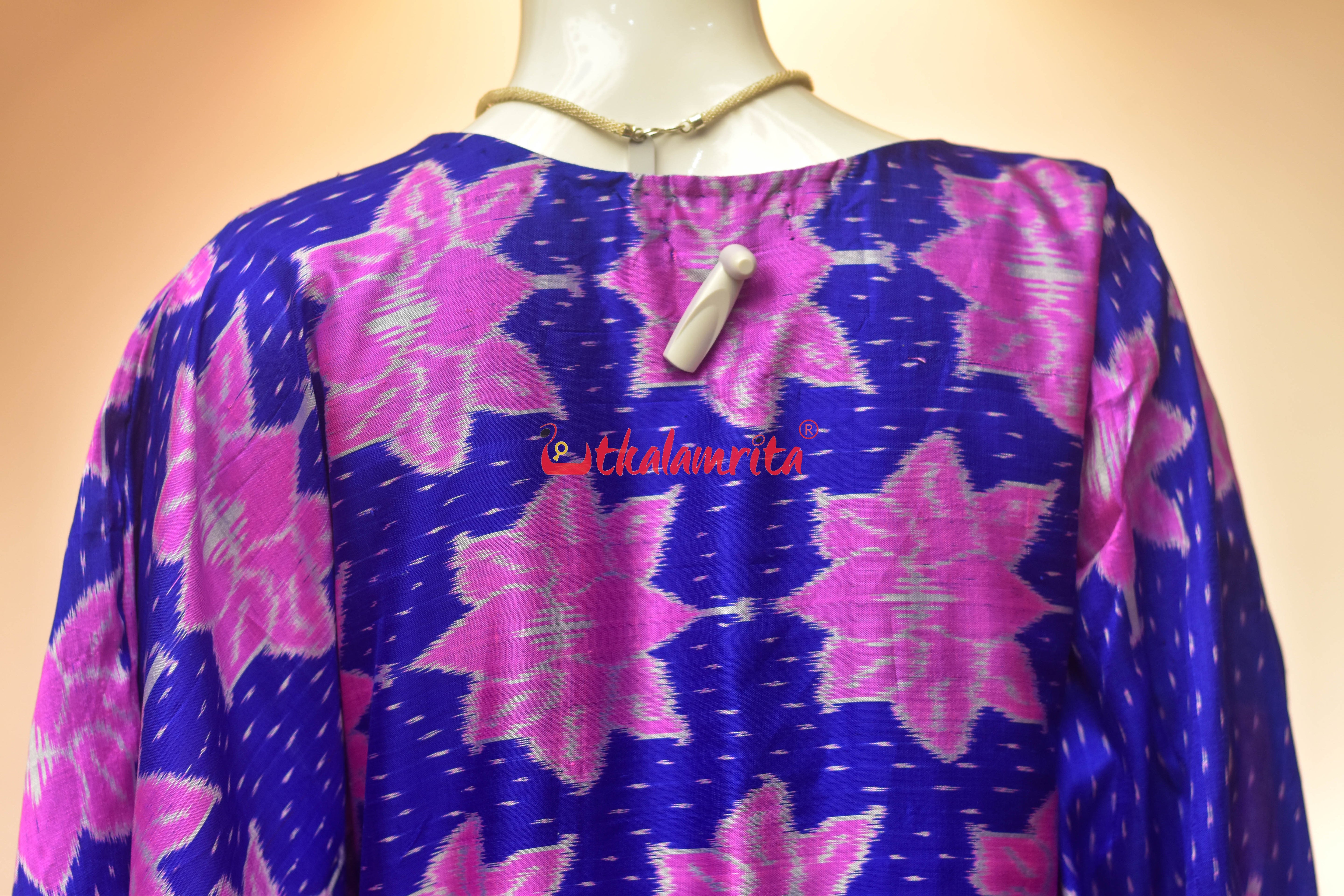 Blue Body Lotus (Ladies' Kaftan)