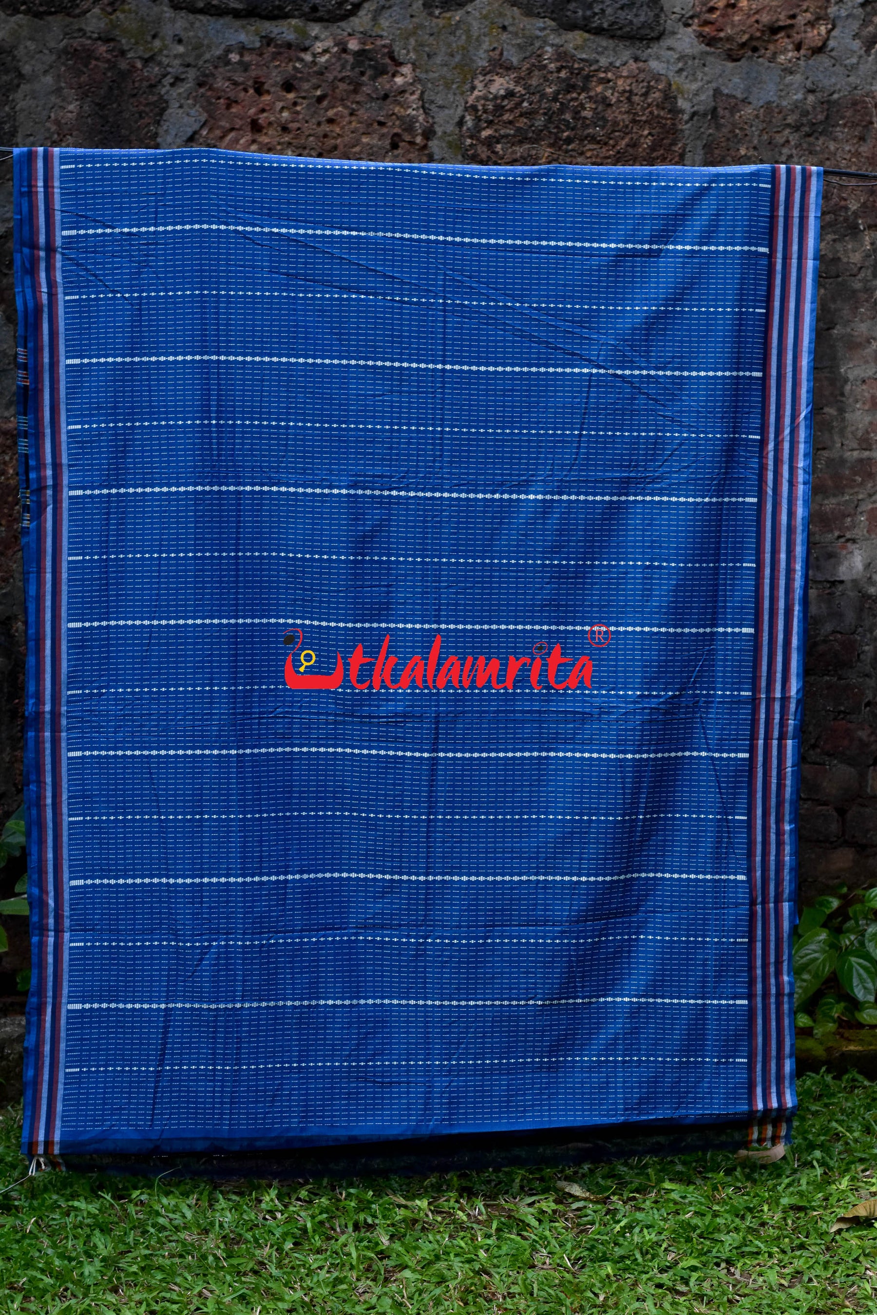 Blue Puri Mandira Dhalapathara Saree