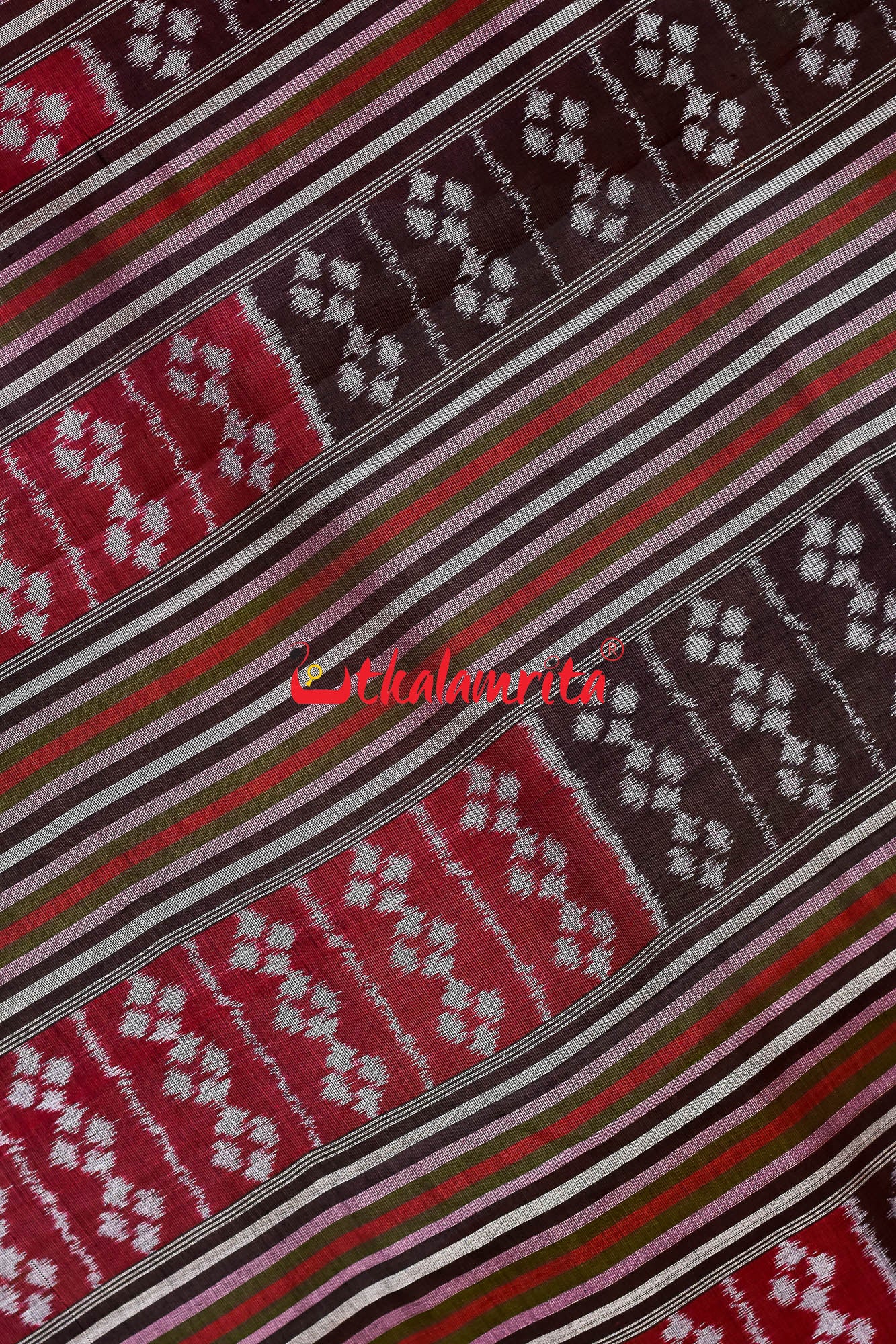 Pink Spatik Sambalpuri Cotton Saree