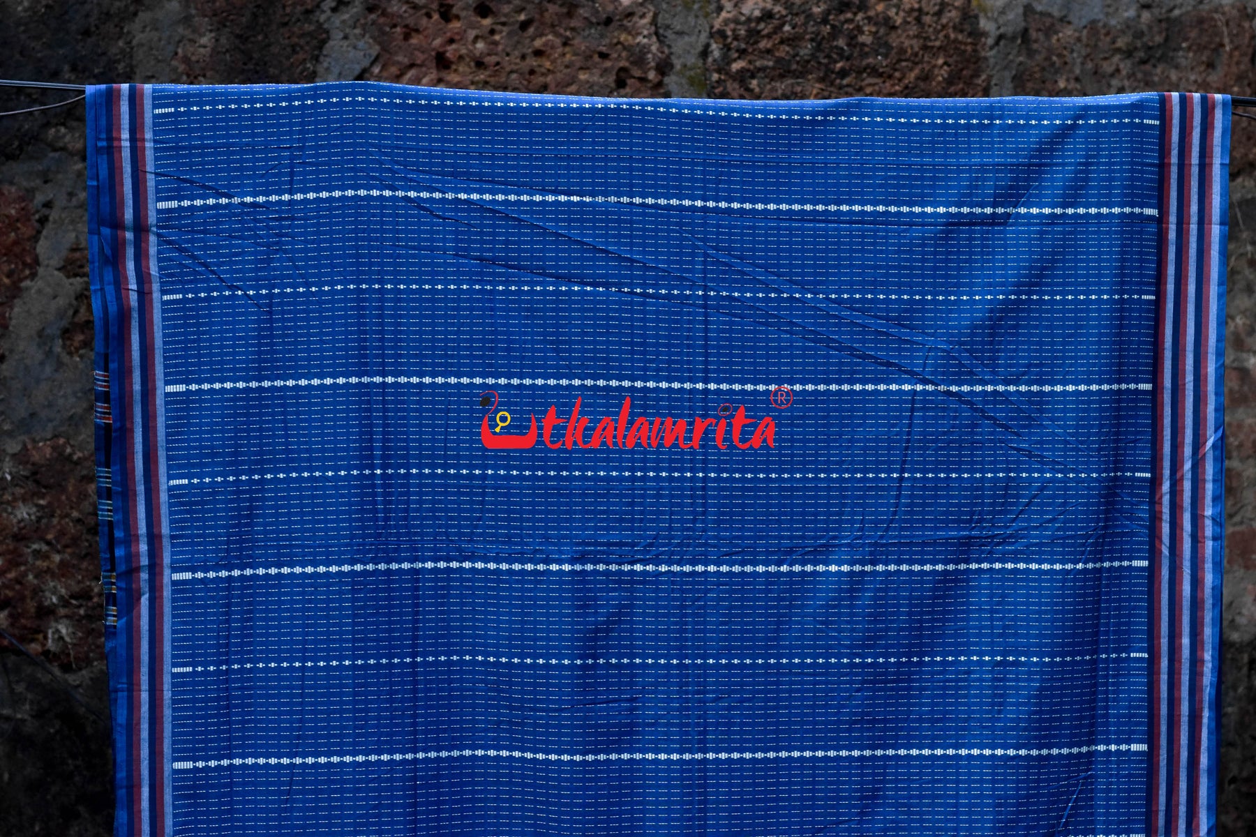 Blue Puri Mandira Dhalapathara Saree