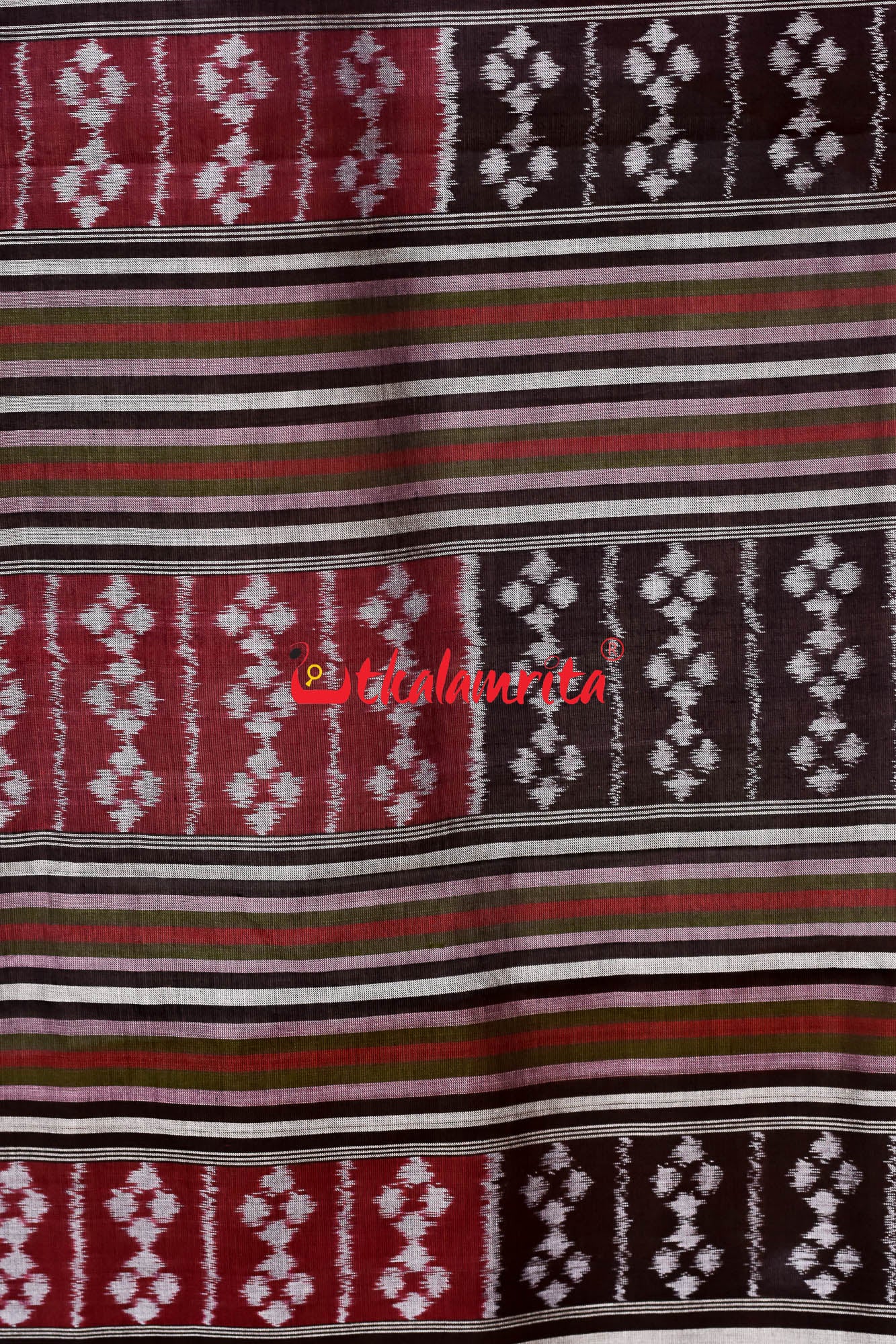 Pink Spatik Sambalpuri Cotton Saree