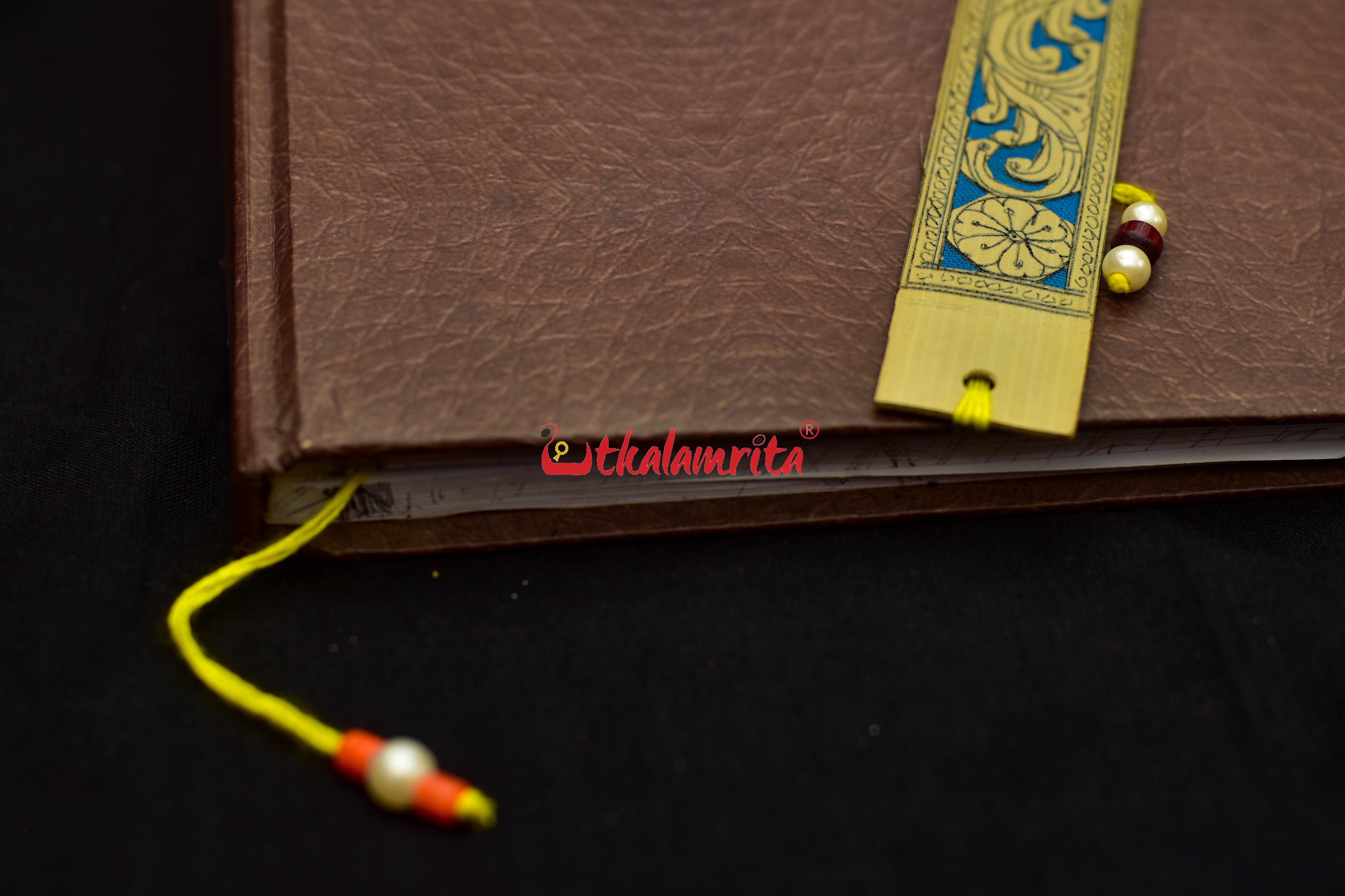 Blue Flower Design (Talapatra Bookmark)