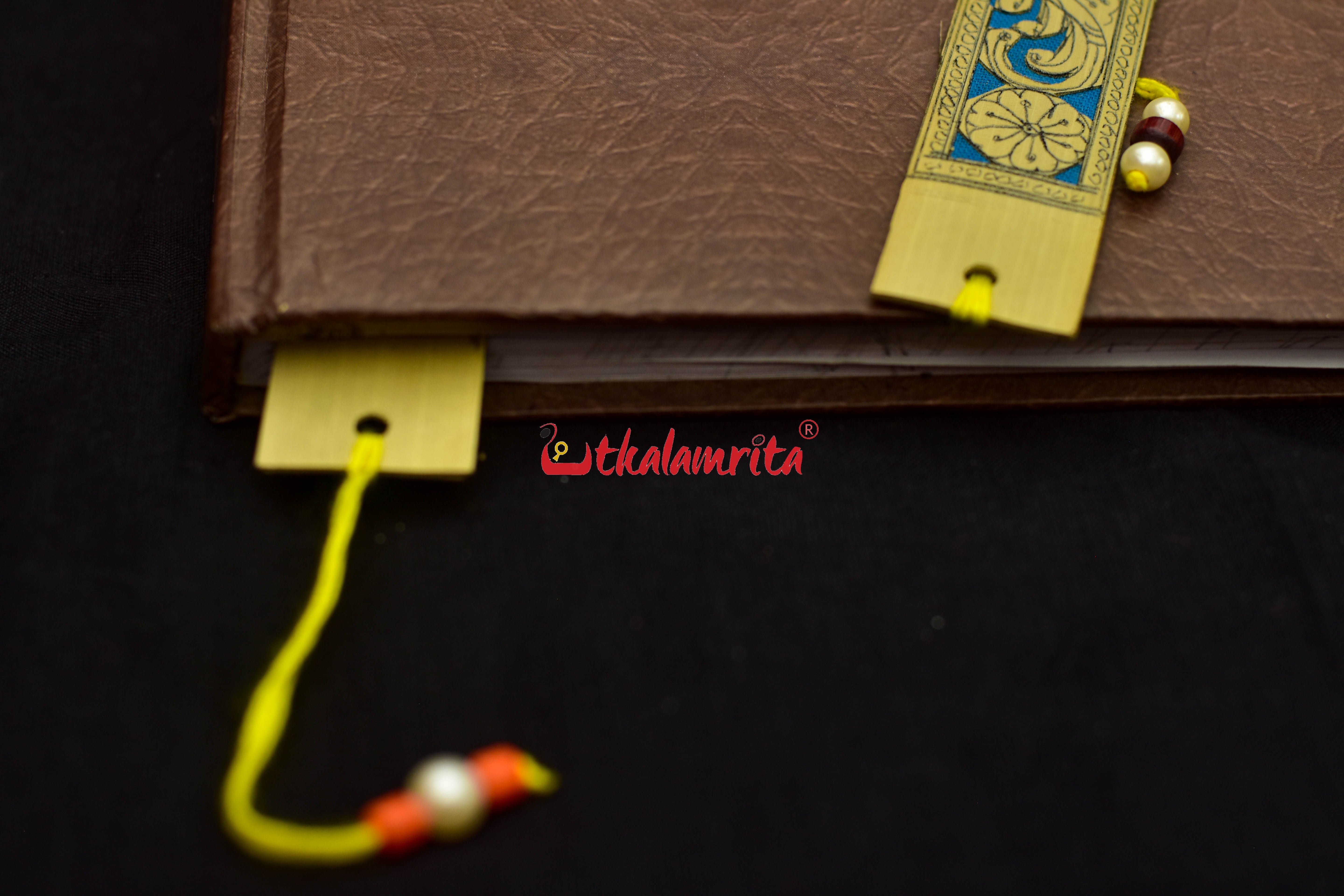 Blue Flower Design (Talapatra Bookmark)
