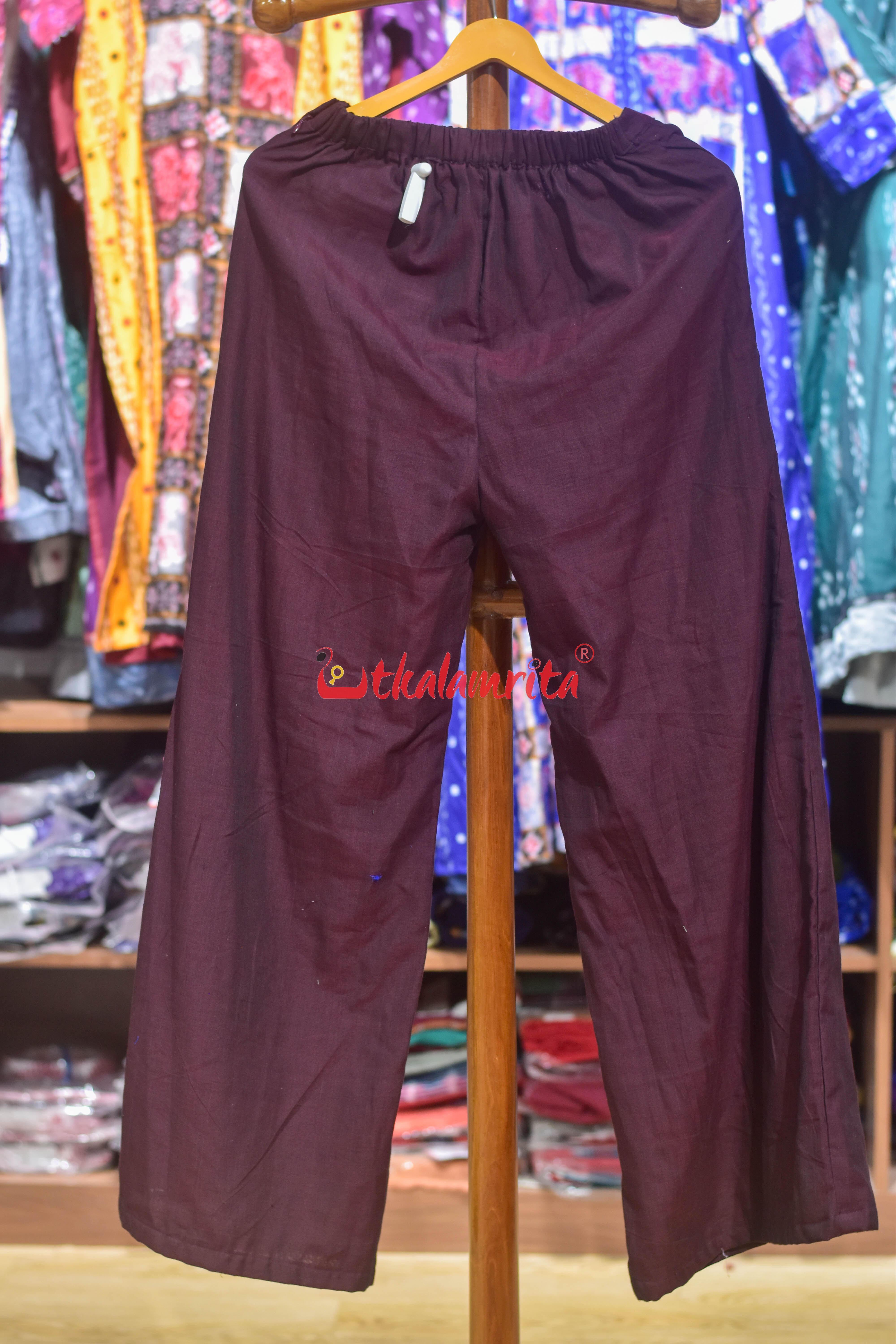 Plain Coffee Maroon (Ladies' Palazzo Pant)