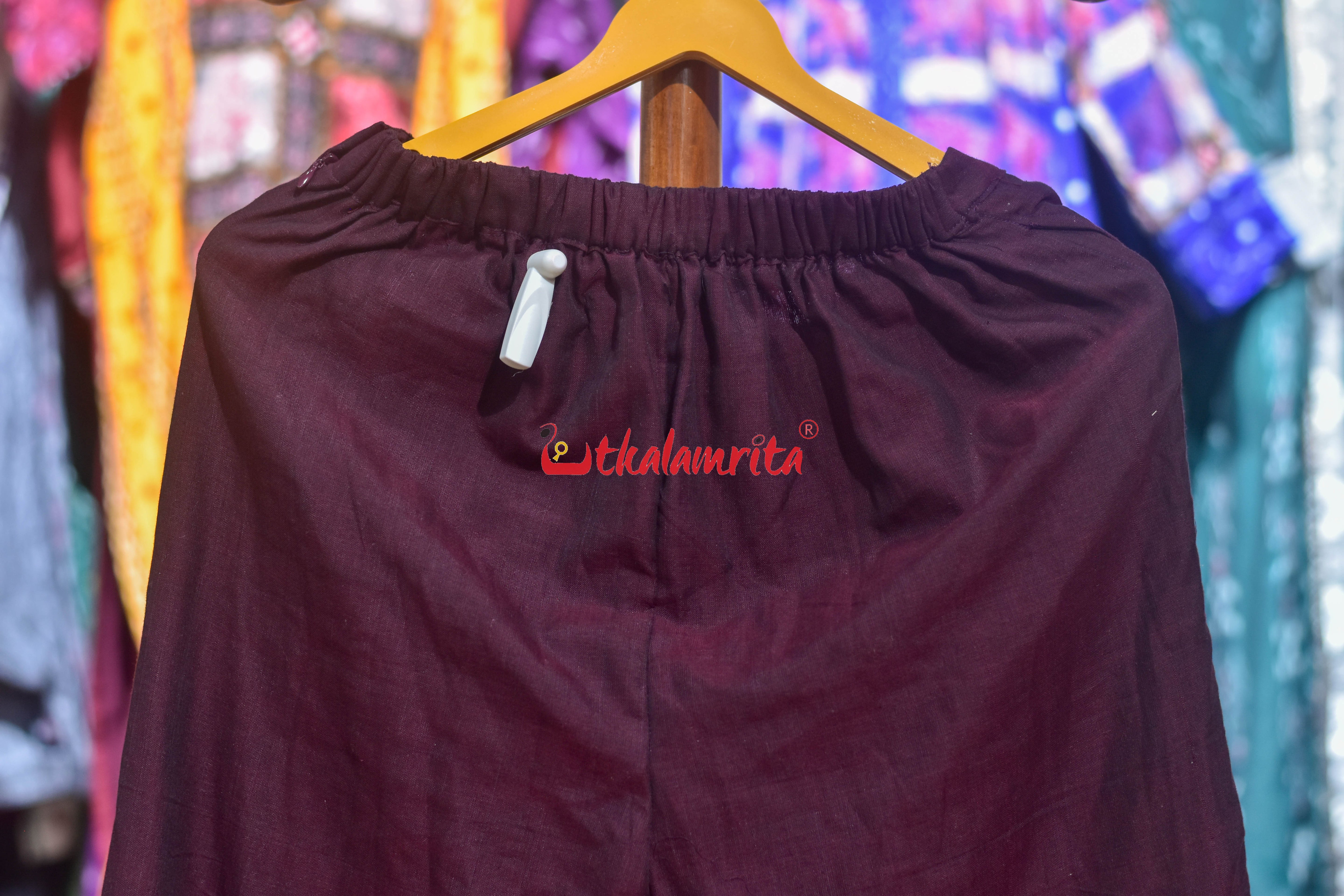 Plain Coffee Maroon (Ladies' Palazzo Pant)