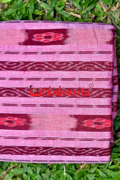 Red Box Flower Line Bandha (Fabric)