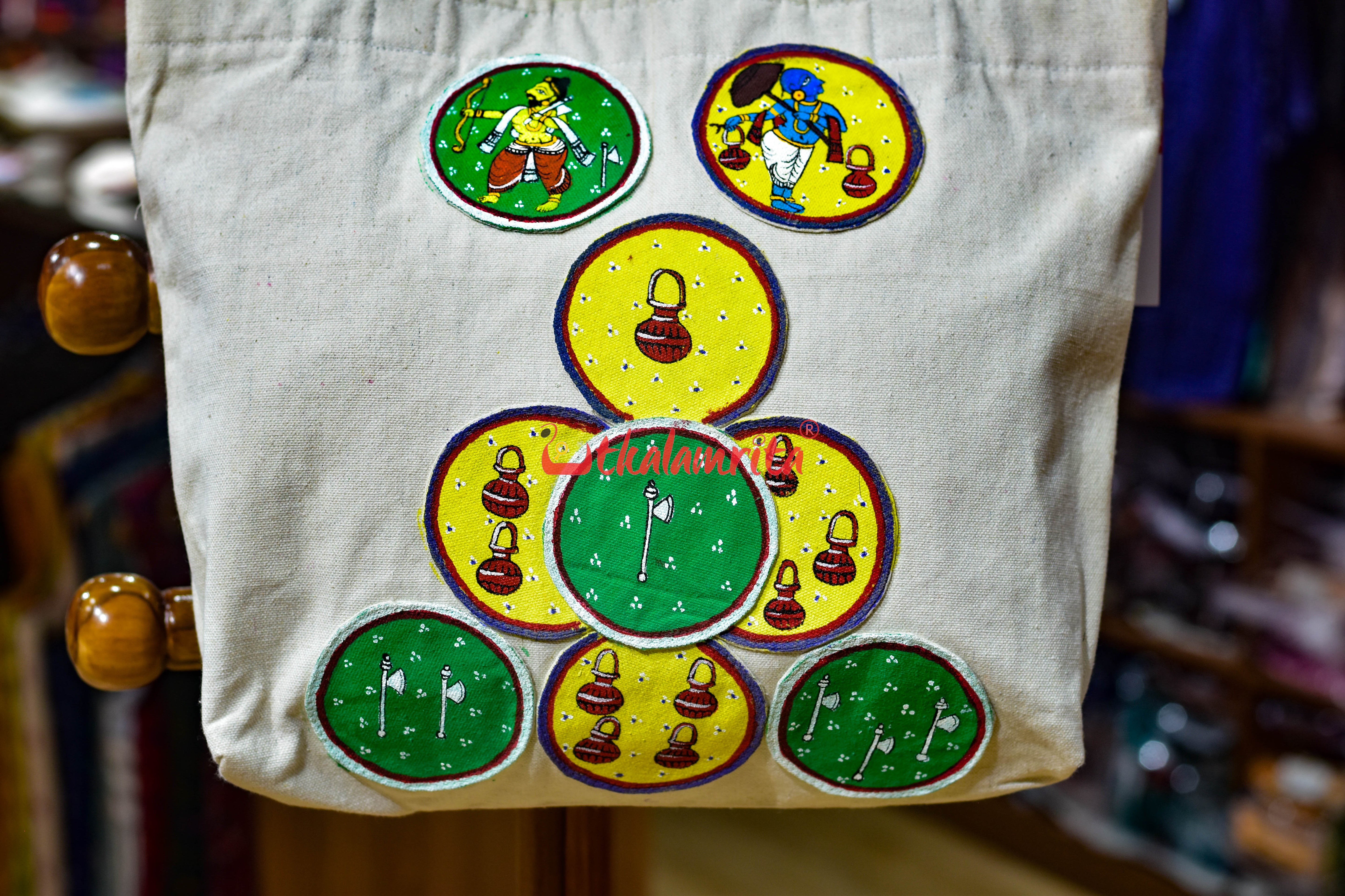 Ganjapa Dasabatara Parasuram Bamana Canvas Tote Bag