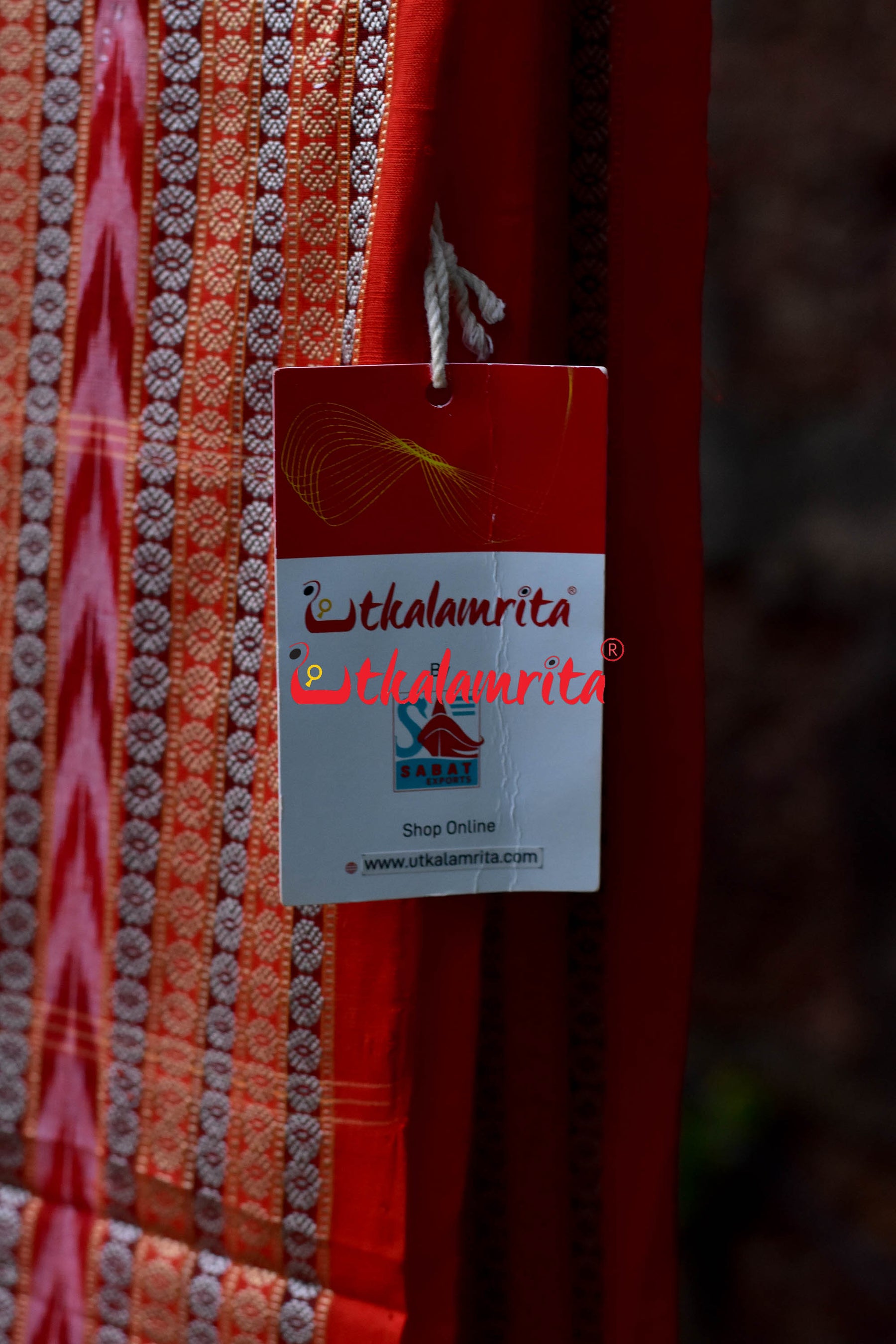 Dasphuliya Red Danti Sachipar Cotton Saree
