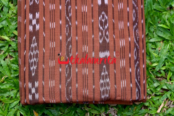 Brown Fish Ikat (Fabric)