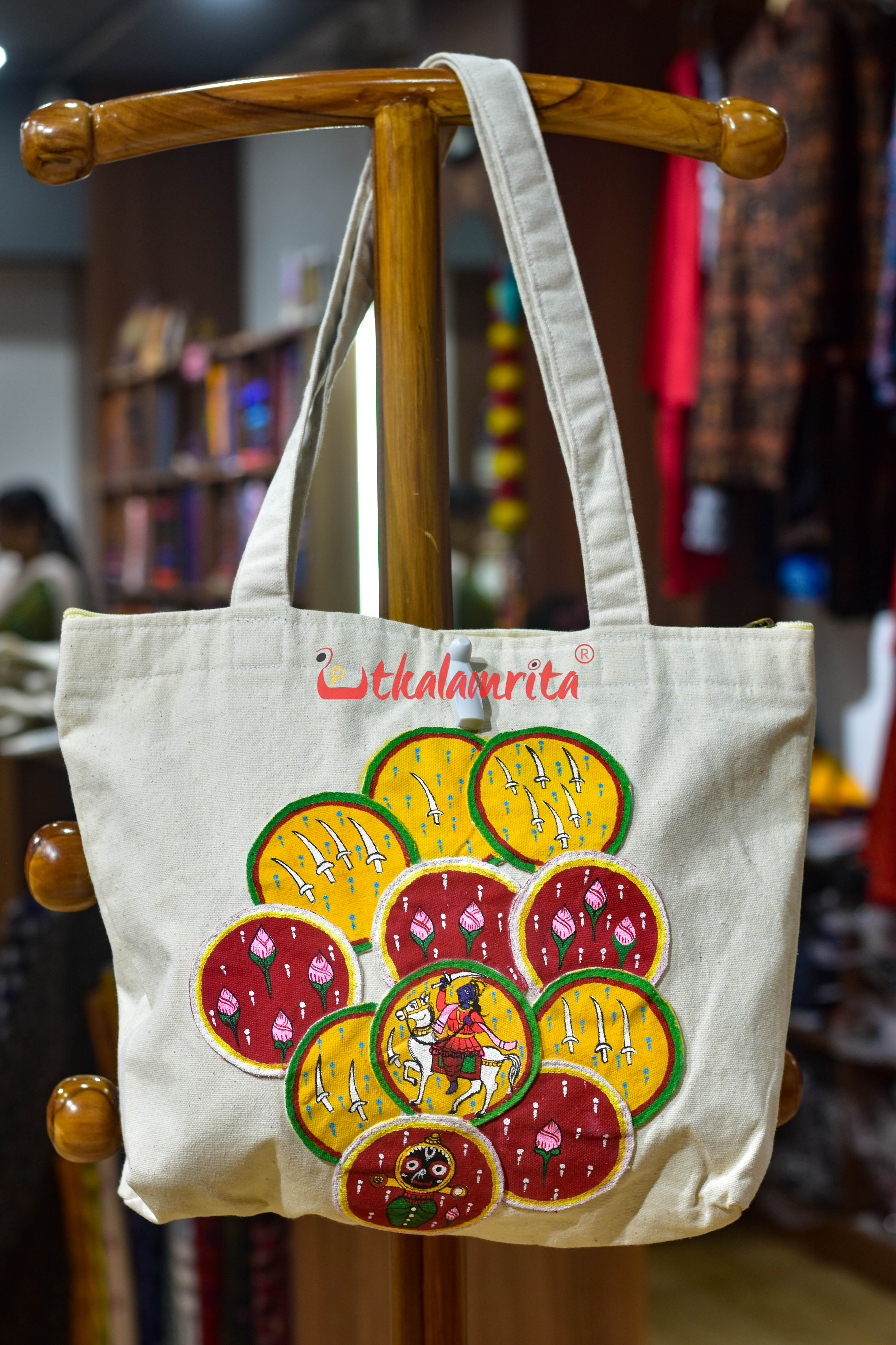 Ganjapa Dasabatara Kalki Buddha Canvas Tote Bag