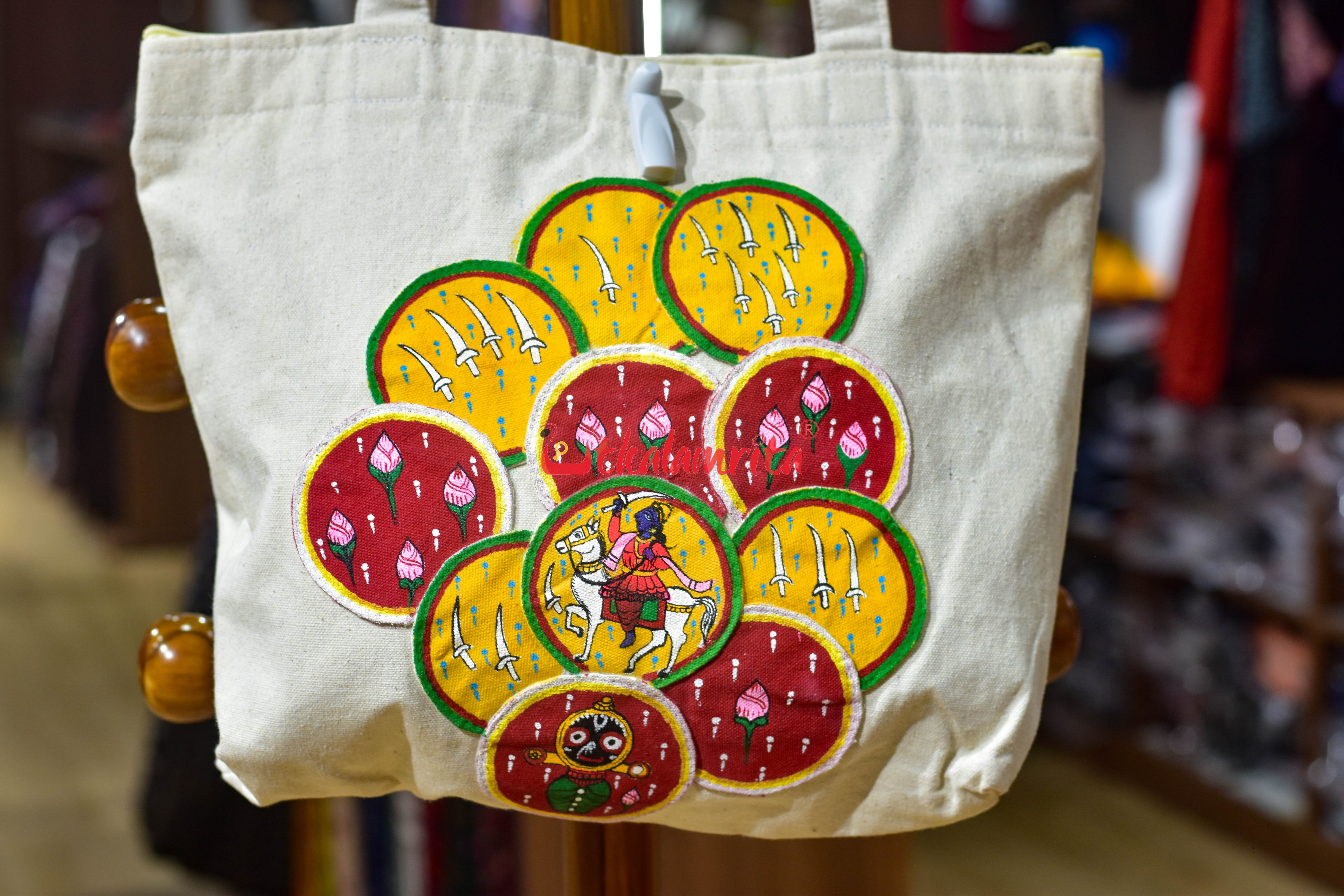 Ganjapa Dasabatara Kalki Buddha Canvas Tote Bag