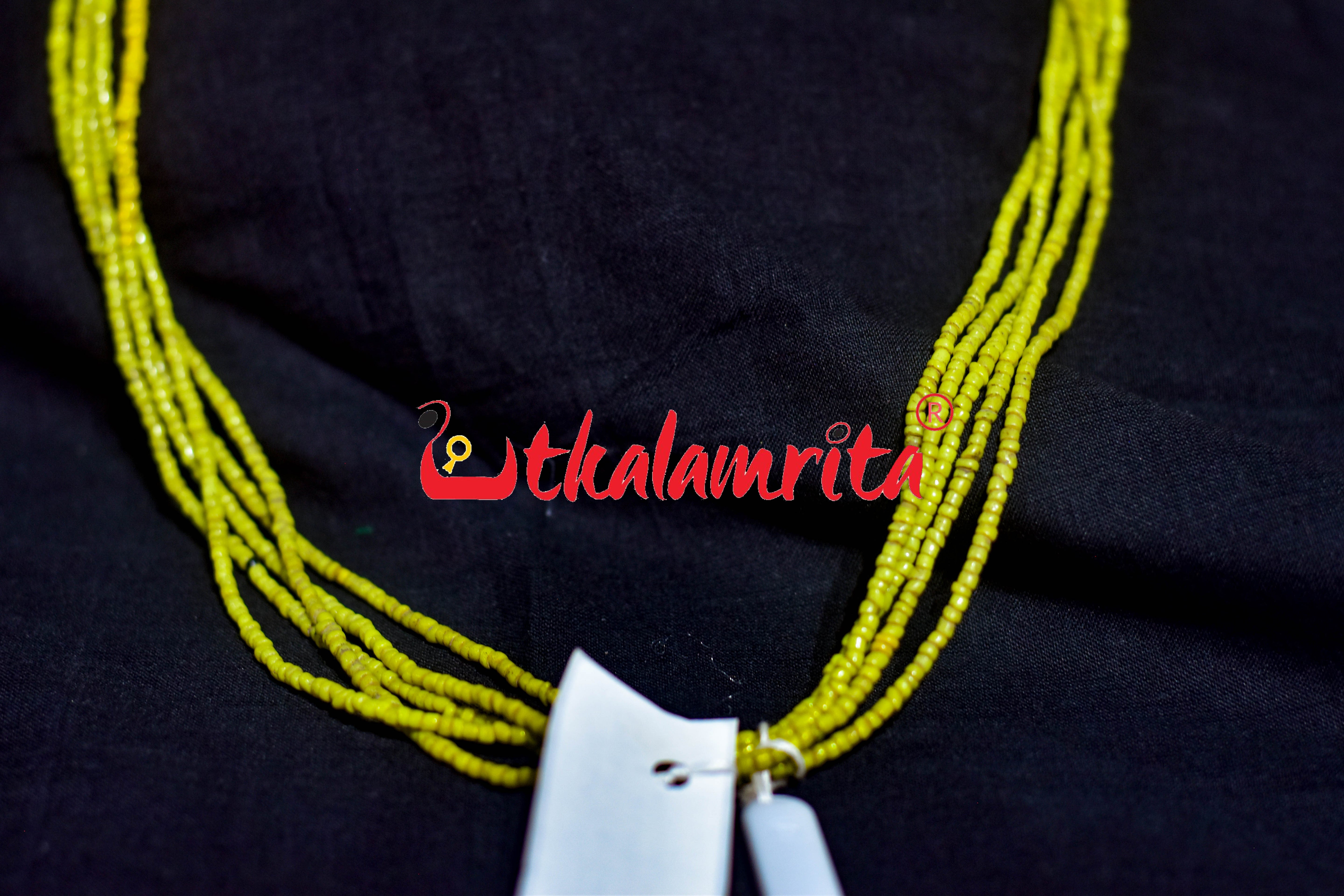 5 Layered Lemon Green Maali