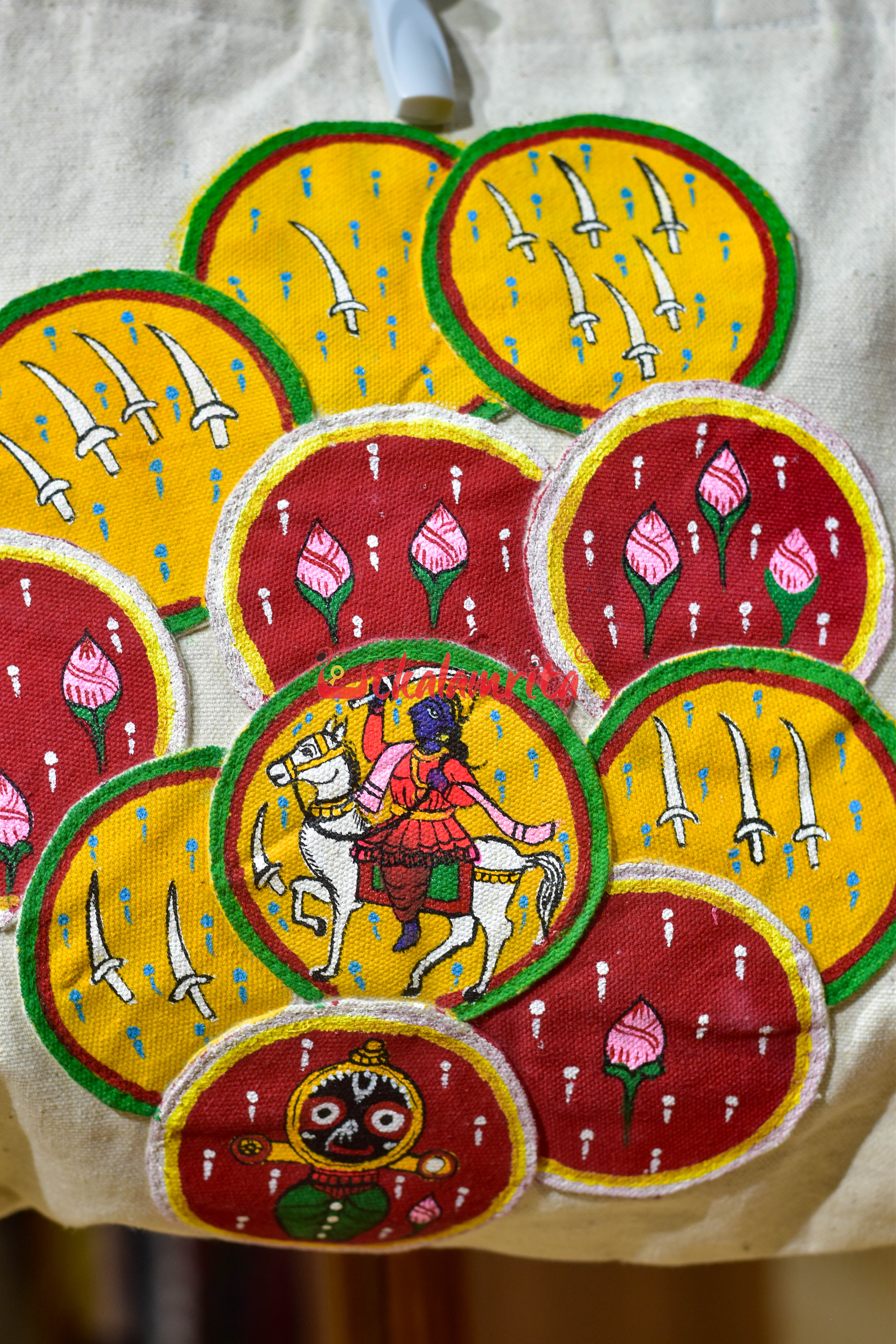 Ganjapa Dasabatara Kalki Buddha Canvas Tote Bag