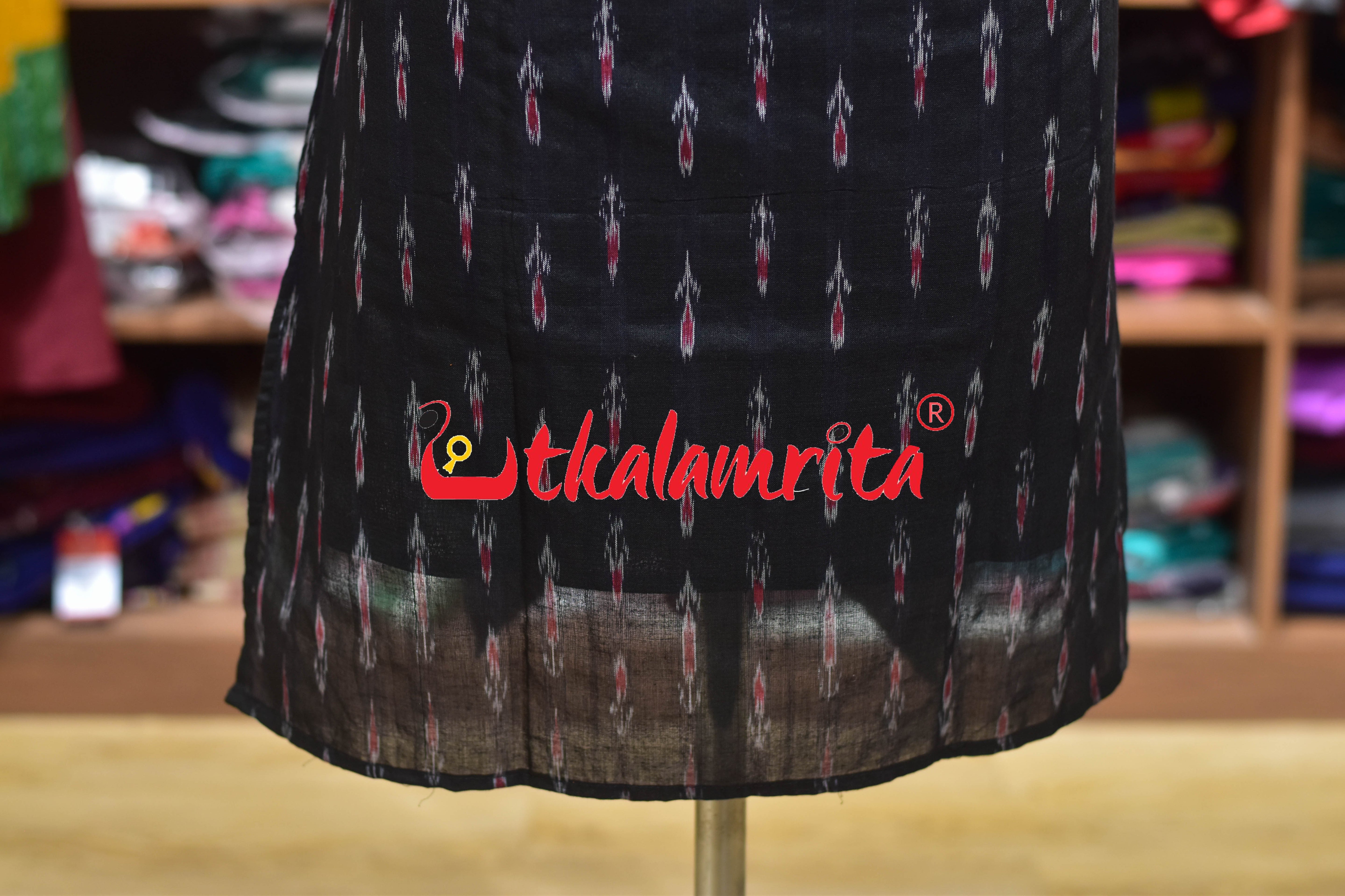 Black Labanga Middle Pasapali (Ladies' Kurti)
