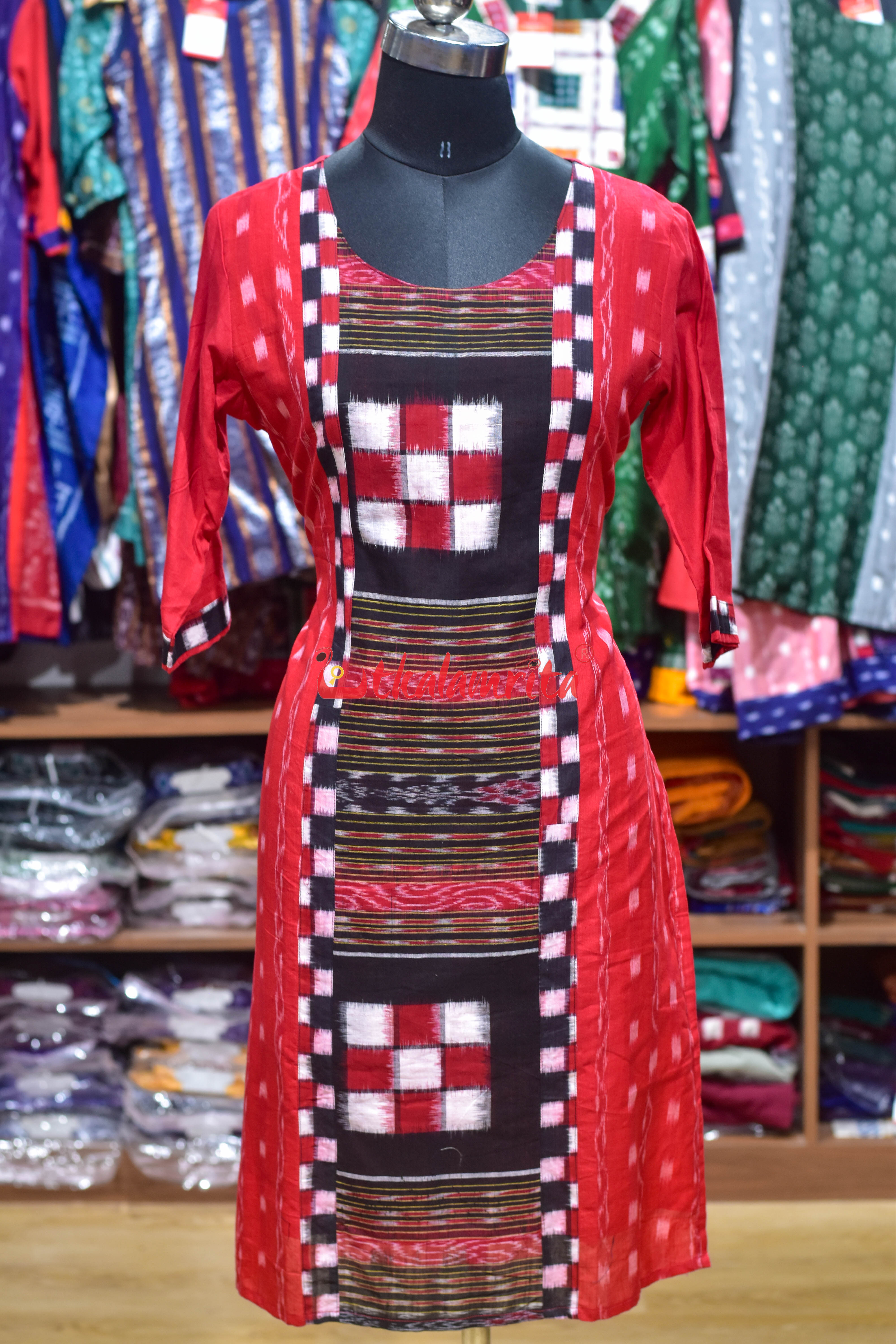 Lalima Ikat Ladies kurti