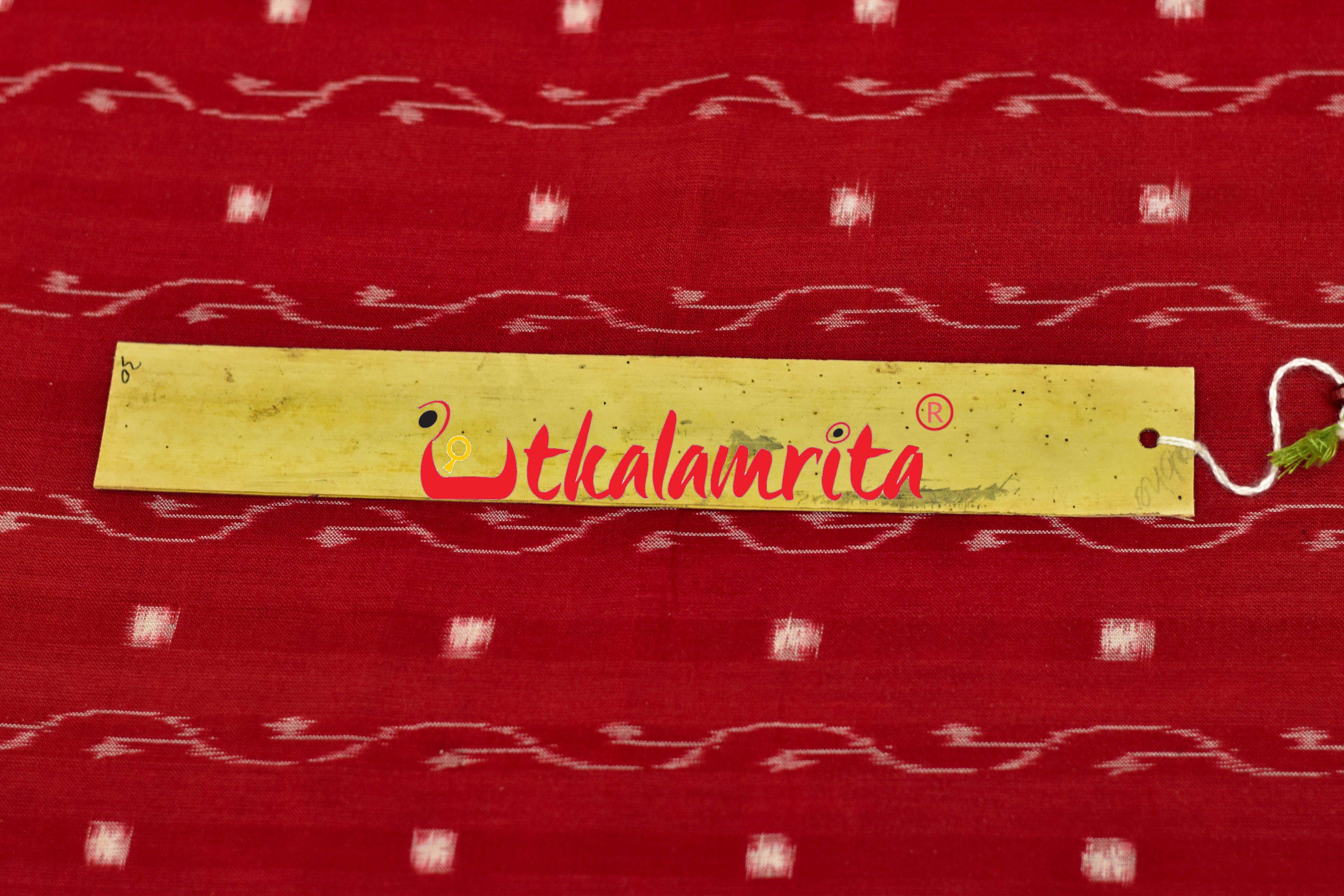 Maroon Middle 3D Flower (Talapatra Bookmark)