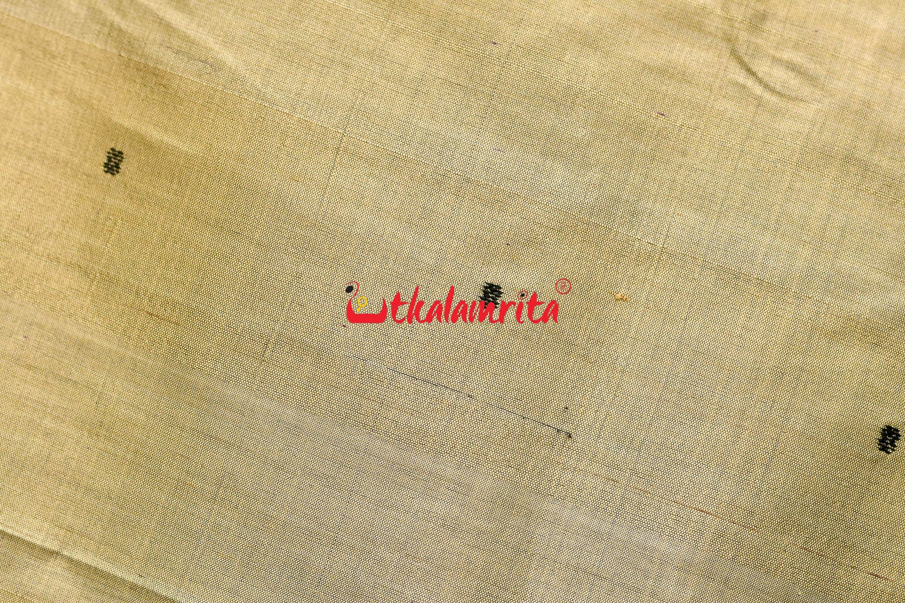 Olive Green Ganga Jamuna Khandua Silk Saree