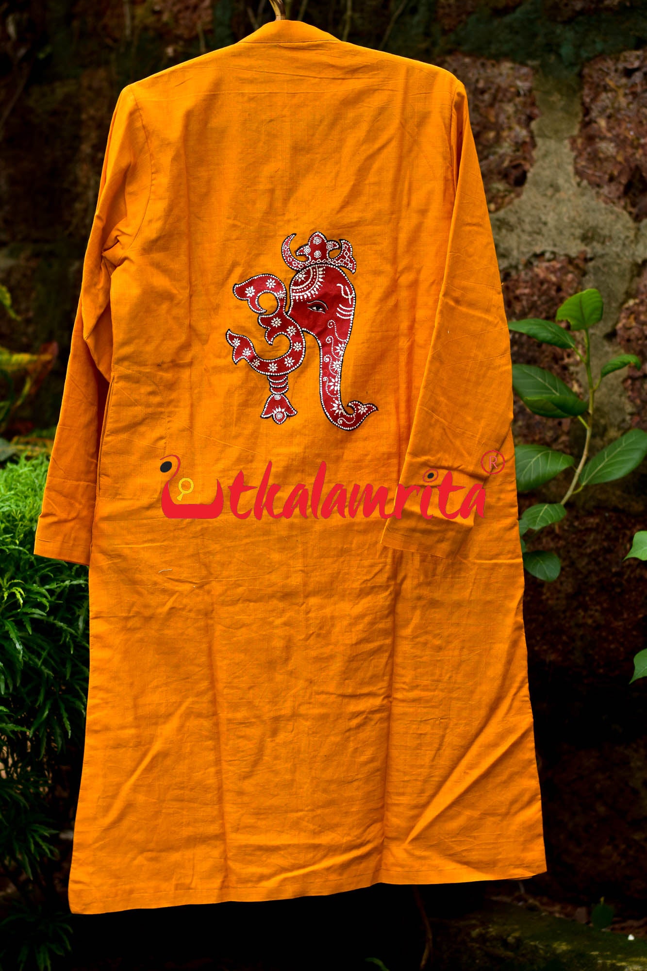 Ganesh Pattachitra (Men's Full Kurta)