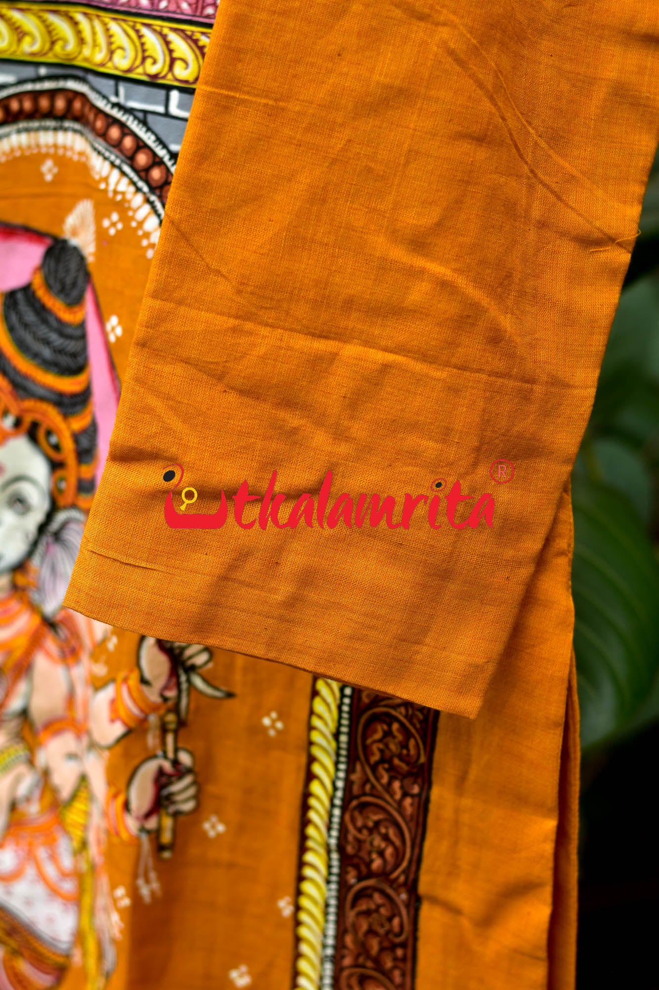 Ganesh Pattachitra (Men's Full Kurta)