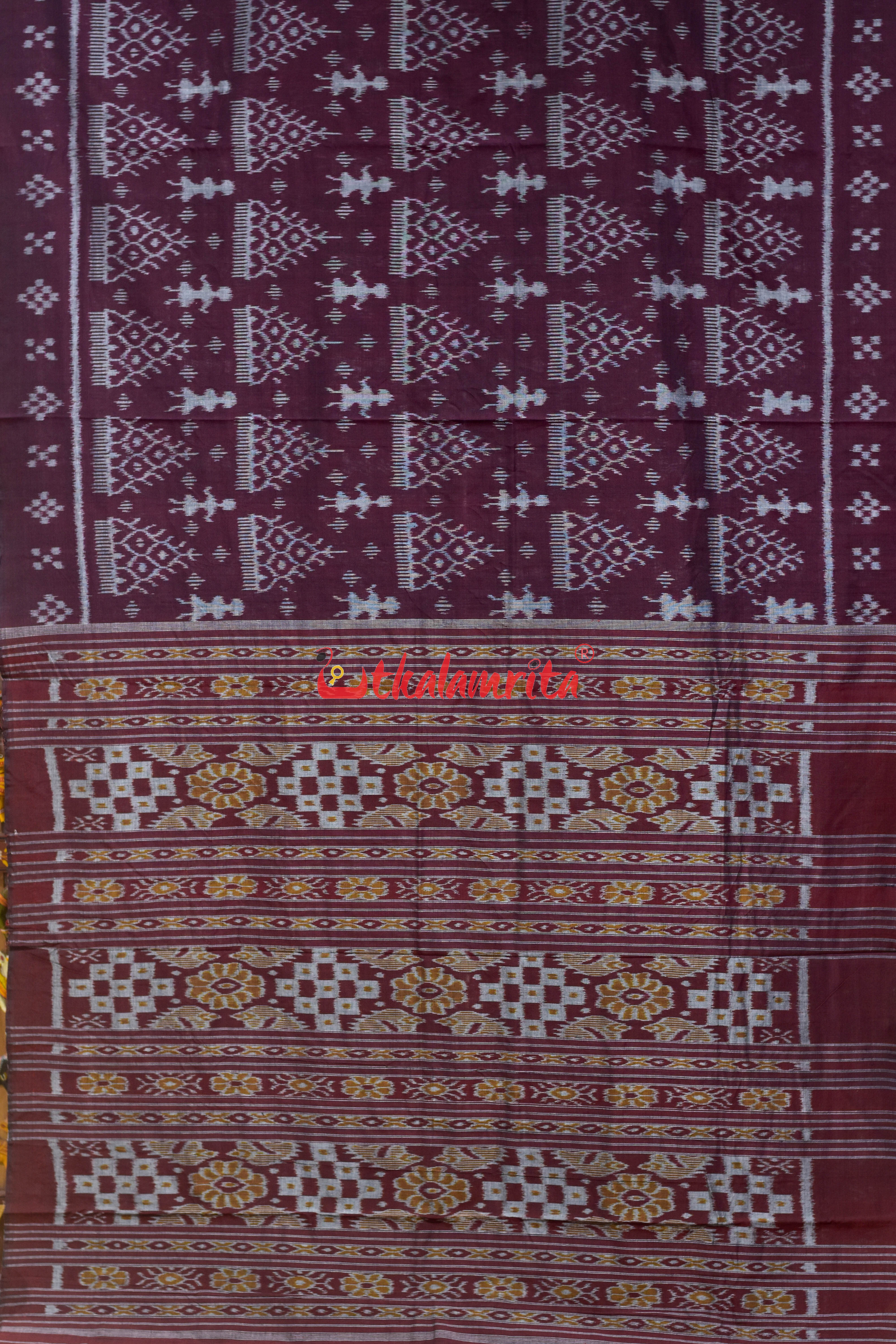Coffee Tribals and Chita Khandua Cotton Saree