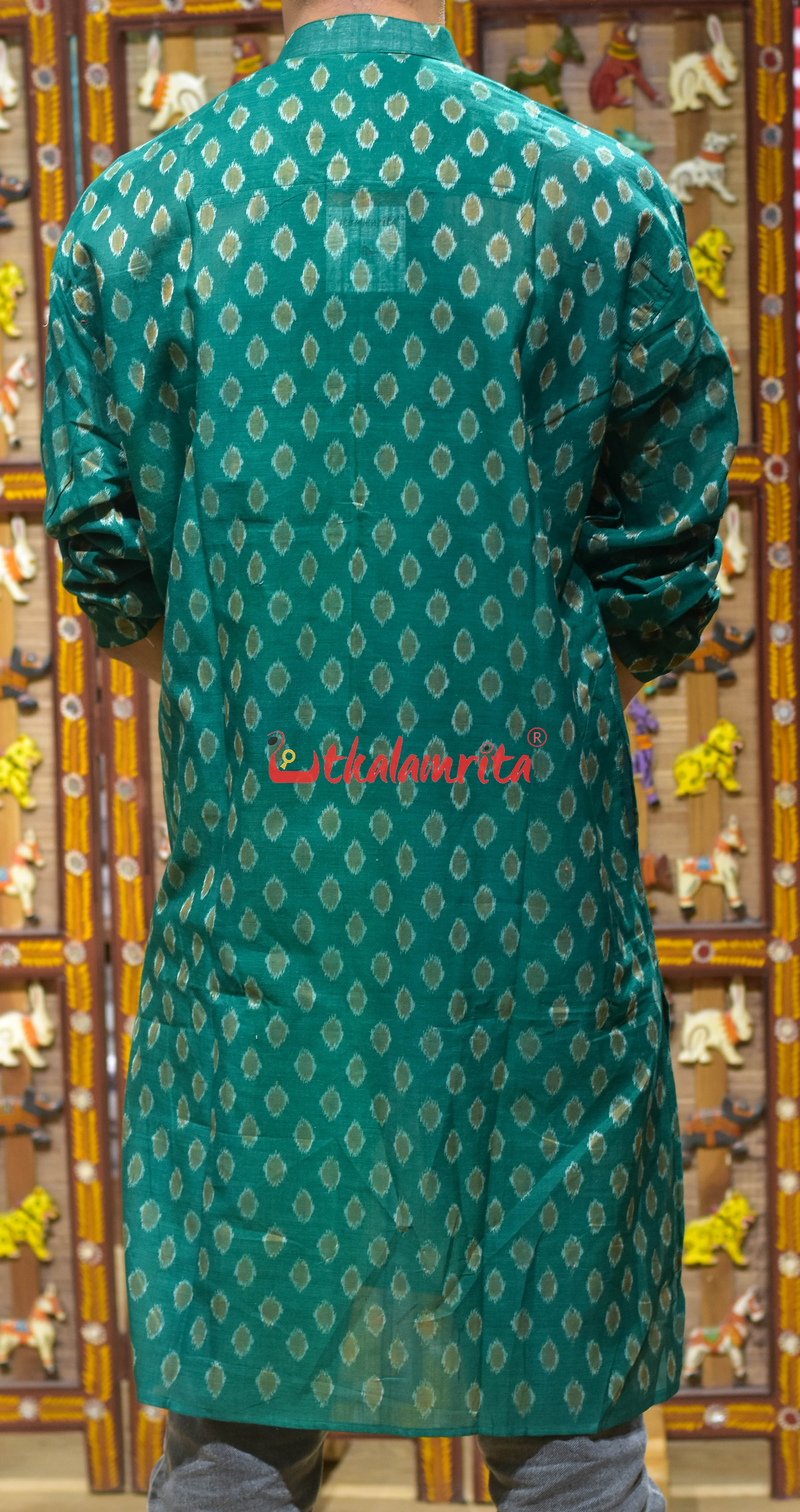 Bottle Green Tipa (Men's Long Kurta)