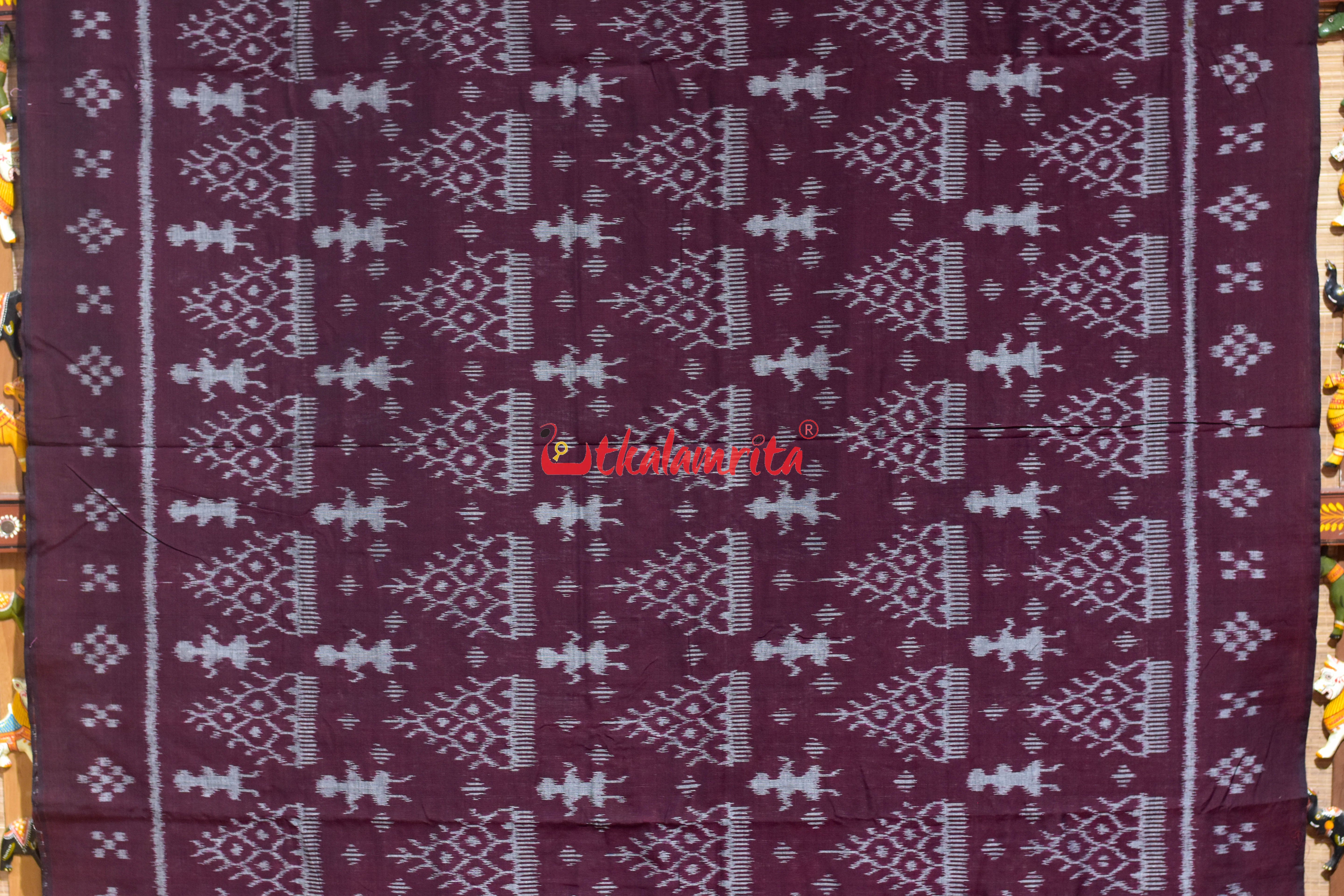 Coffee Tribals and Chita Khandua Cotton Saree