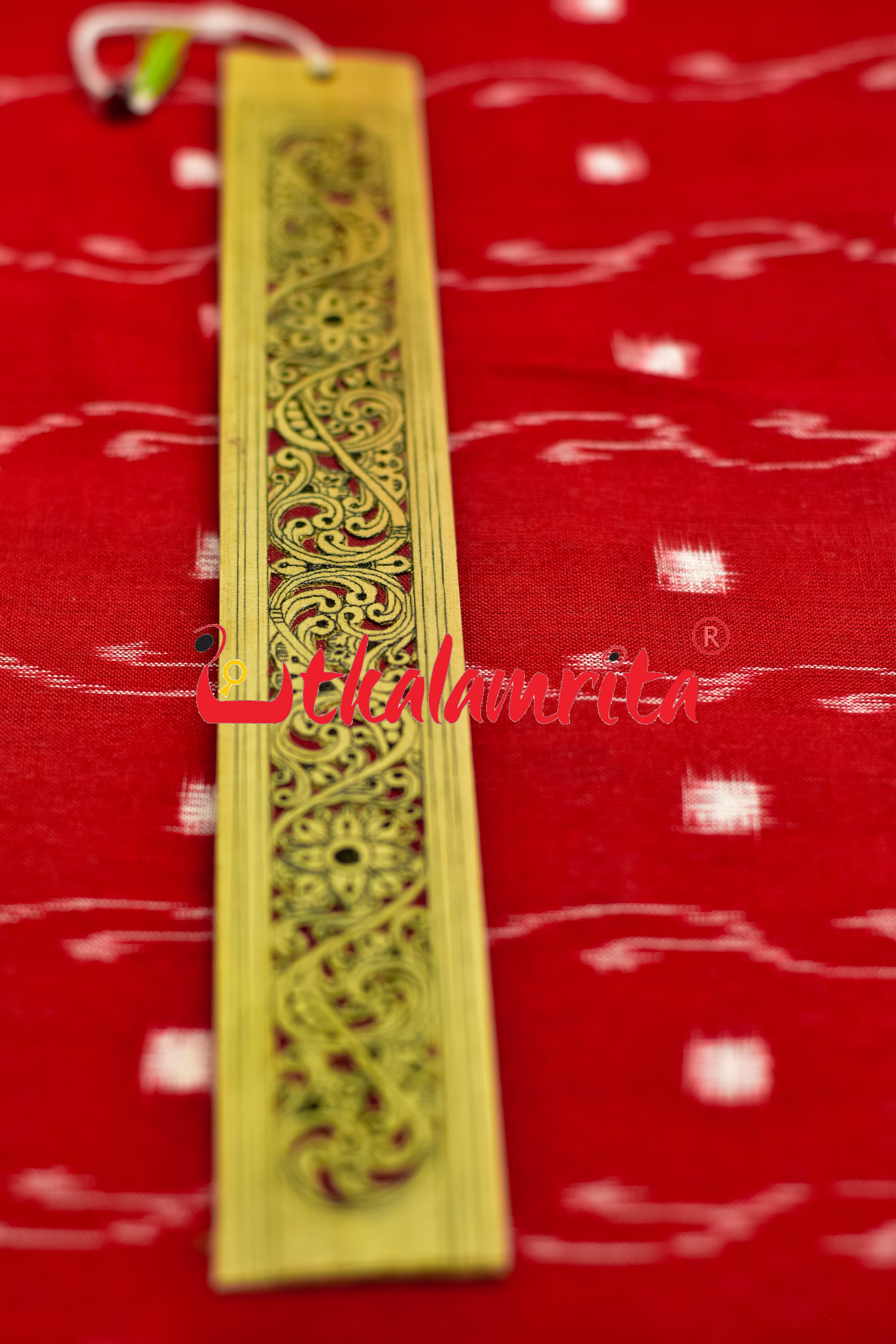Maroon Fown Flower (Talapatra Bookmark)