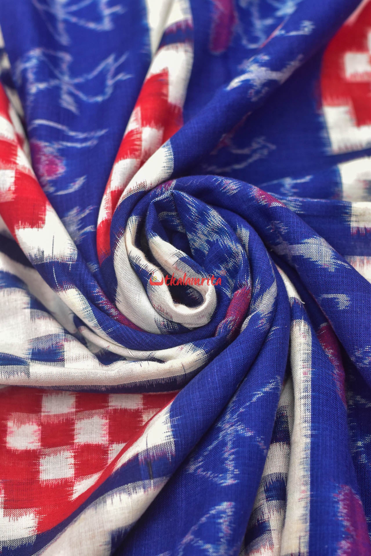 5 Kuthi Pasapali Heart Ballon Sambalpuri Cotton (Fabric)