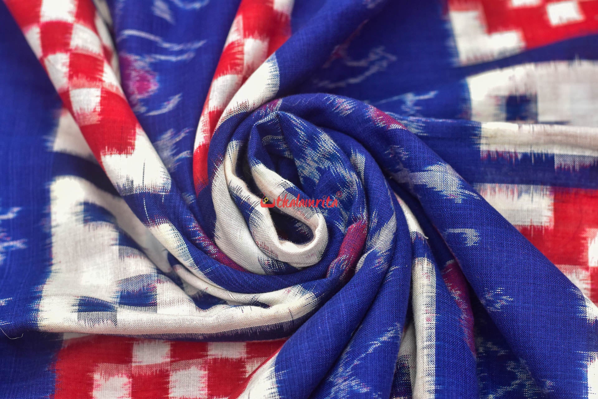 5 Kuthi Pasapali Heart Ballon Sambalpuri Cotton (Fabric)