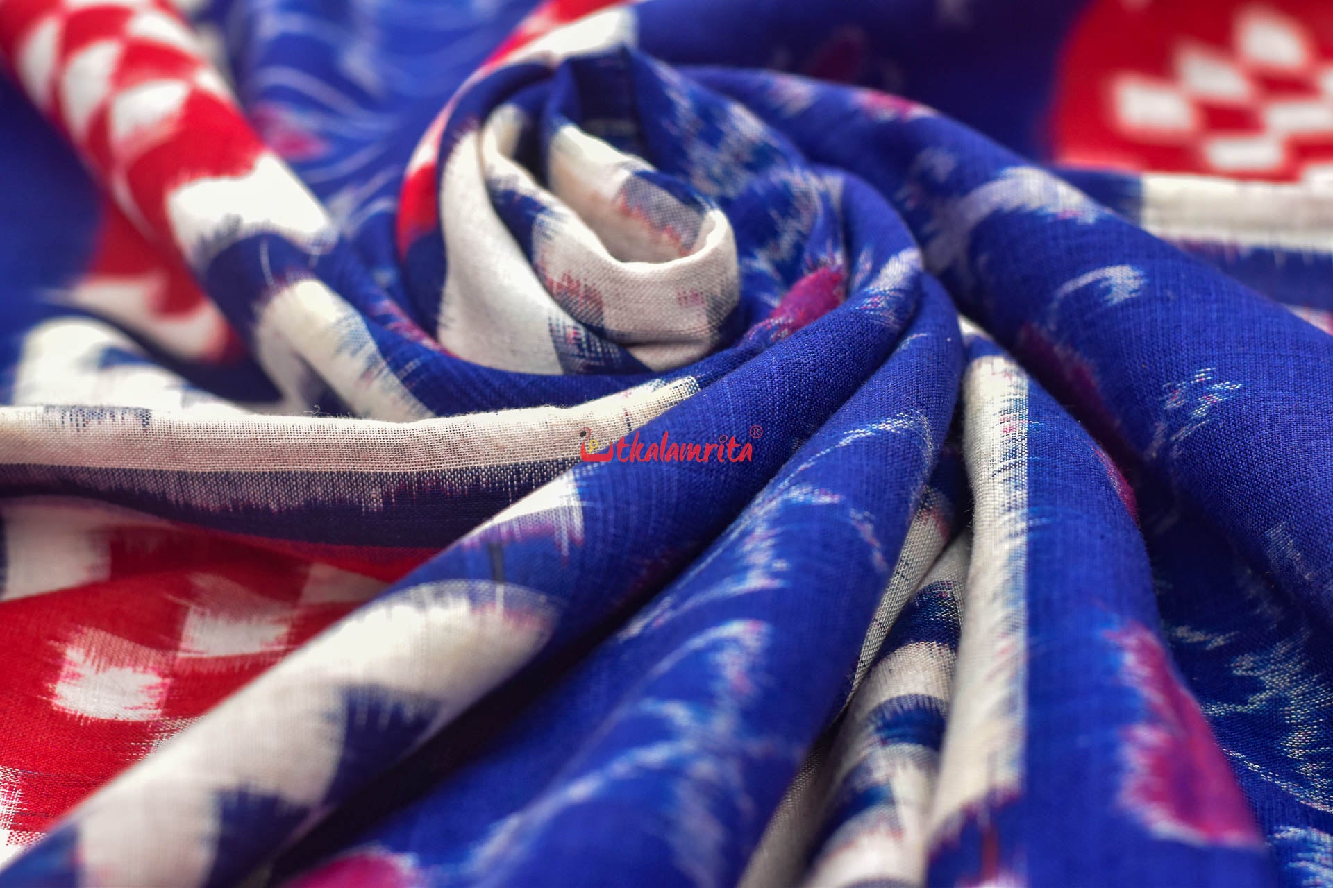 5 Kuthi Pasapali Heart Ballon Sambalpuri Cotton (Fabric)