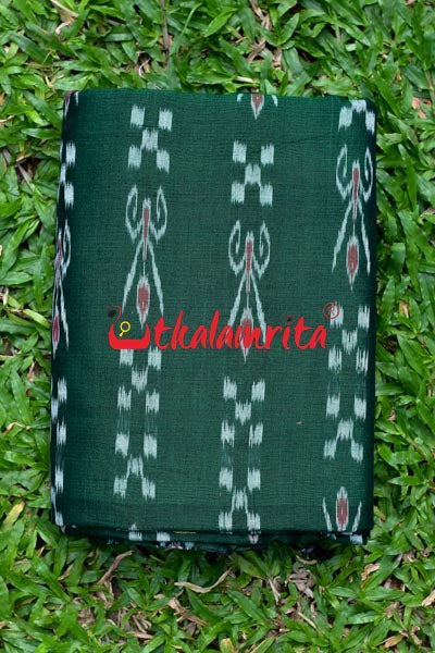 Deep Green Pasapali and Kadha (Fabric)