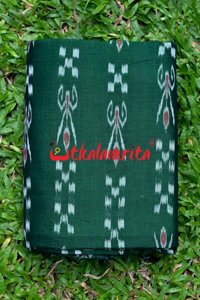 Deep Green Pasapali and Kadha (Fabric)
