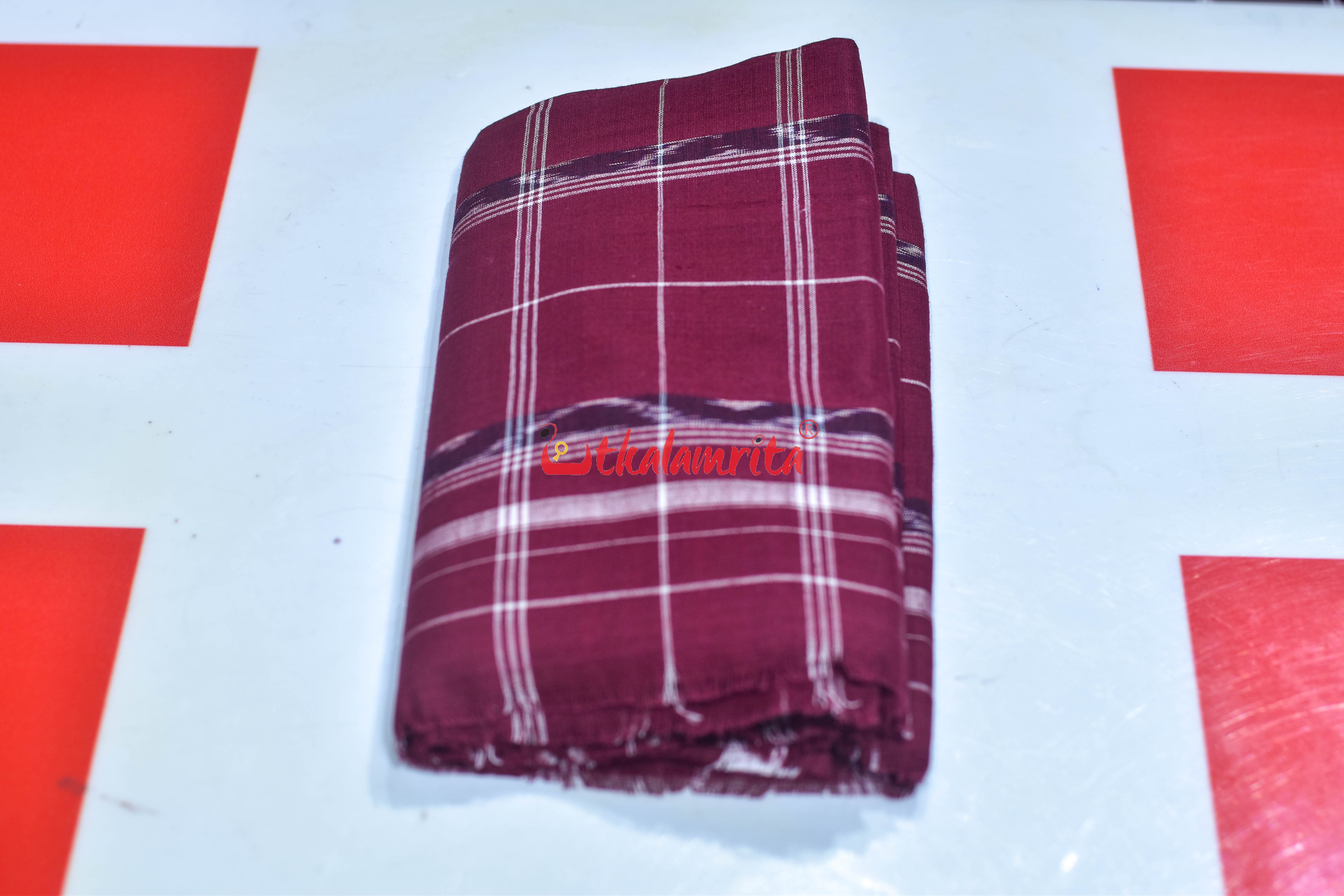 Maroon Lahari (Lungi)