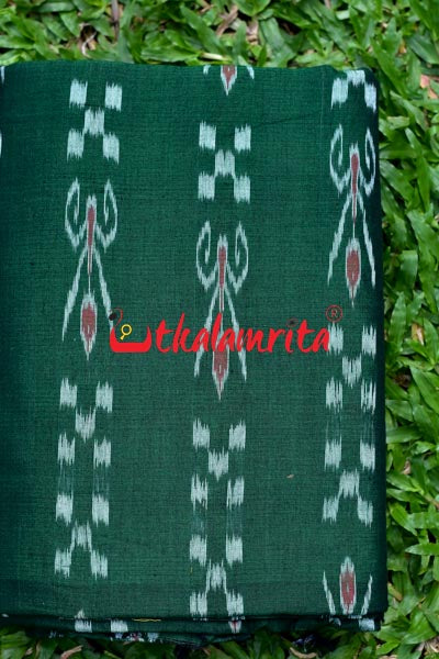 Deep Green Pasapali and Kadha (Fabric)