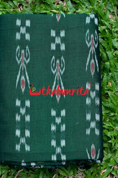 Deep Green Pasapali and Kadha (Fabric)