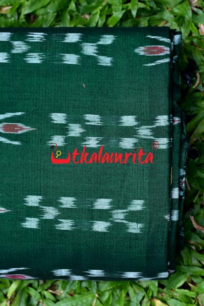 Deep Green Pasapali and Kadha (Fabric)