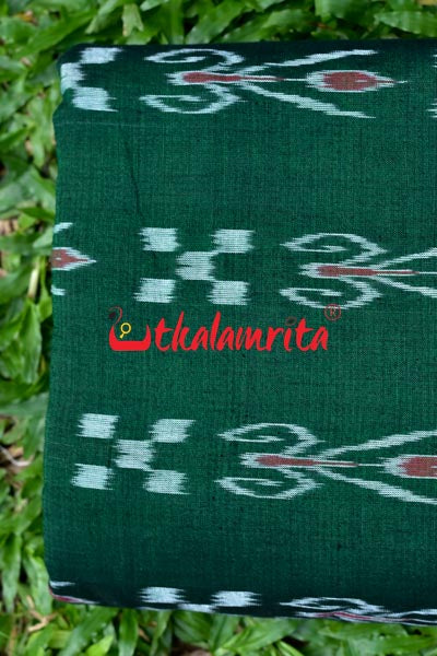 Deep Green Pasapali and Kadha (Fabric)