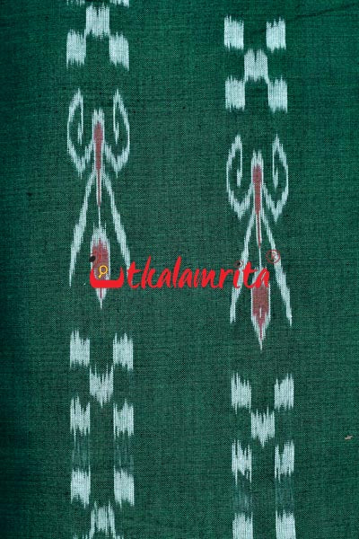 Deep Green Pasapali and Kadha (Fabric)