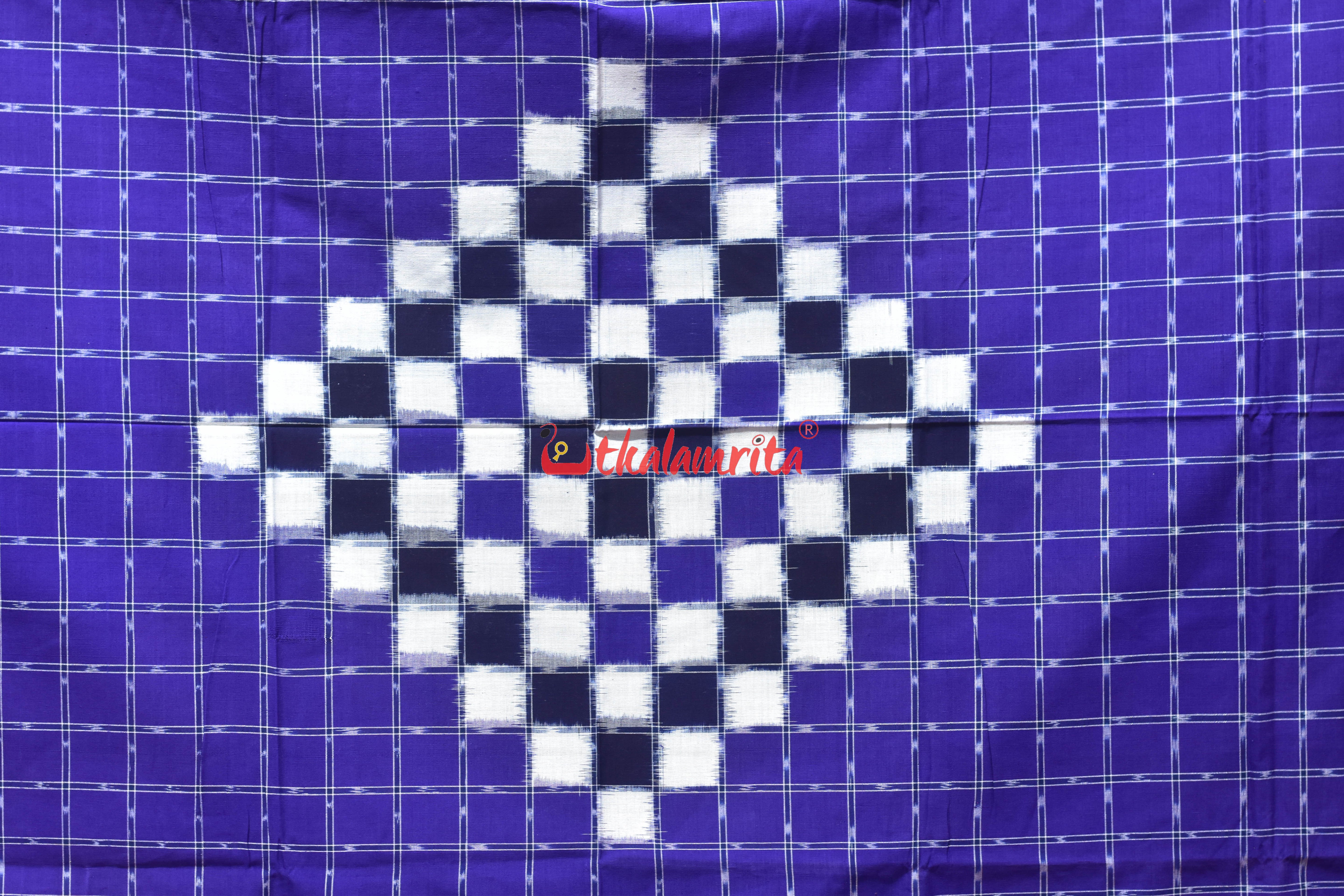 Purpel Red Big Checks Pasapali Bedsheet