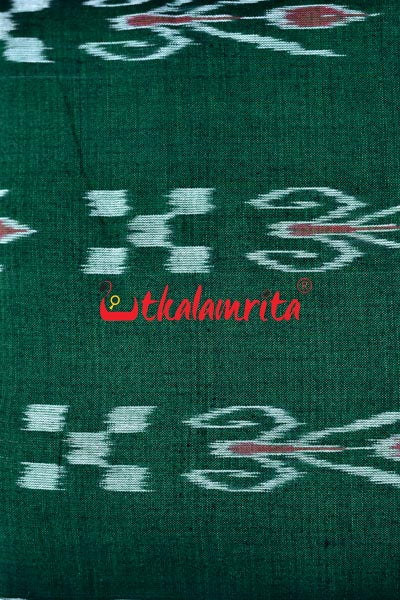 Deep Green Pasapali and Kadha (Fabric)