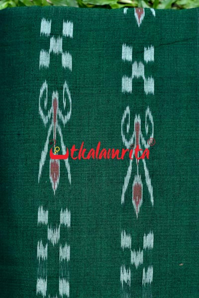 Deep Green Pasapali and Kadha (Fabric)