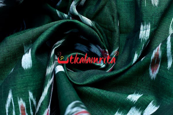 Deep Green Pasapali and Kadha (Fabric)